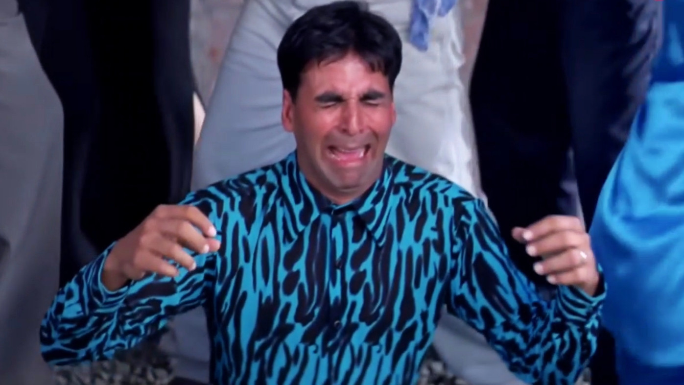 Akshay Kumar Crying Phir Hera Pheri Meme Template