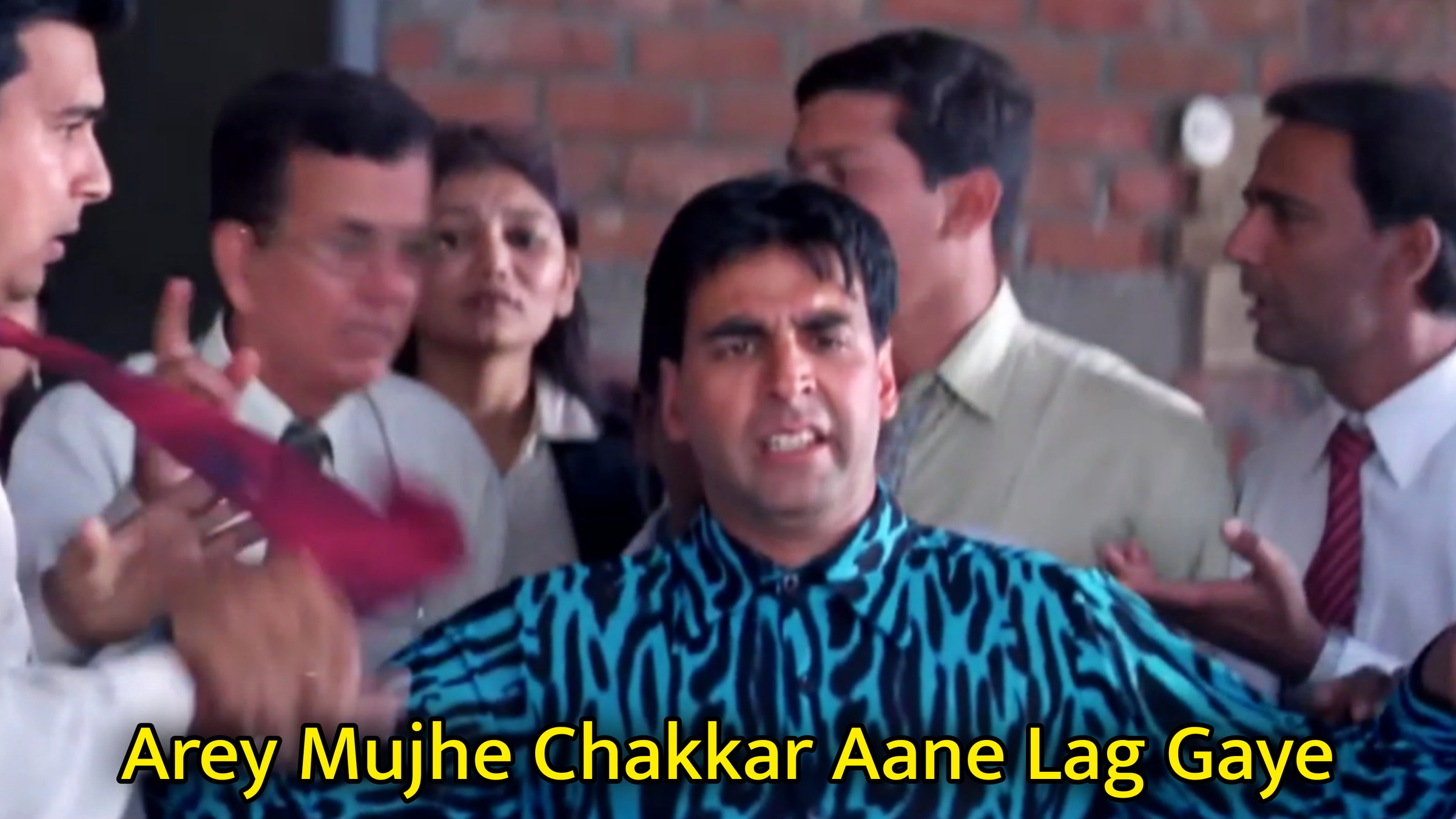 Arey Mujhe Chakkar Aane Lag Gaye Meme Template