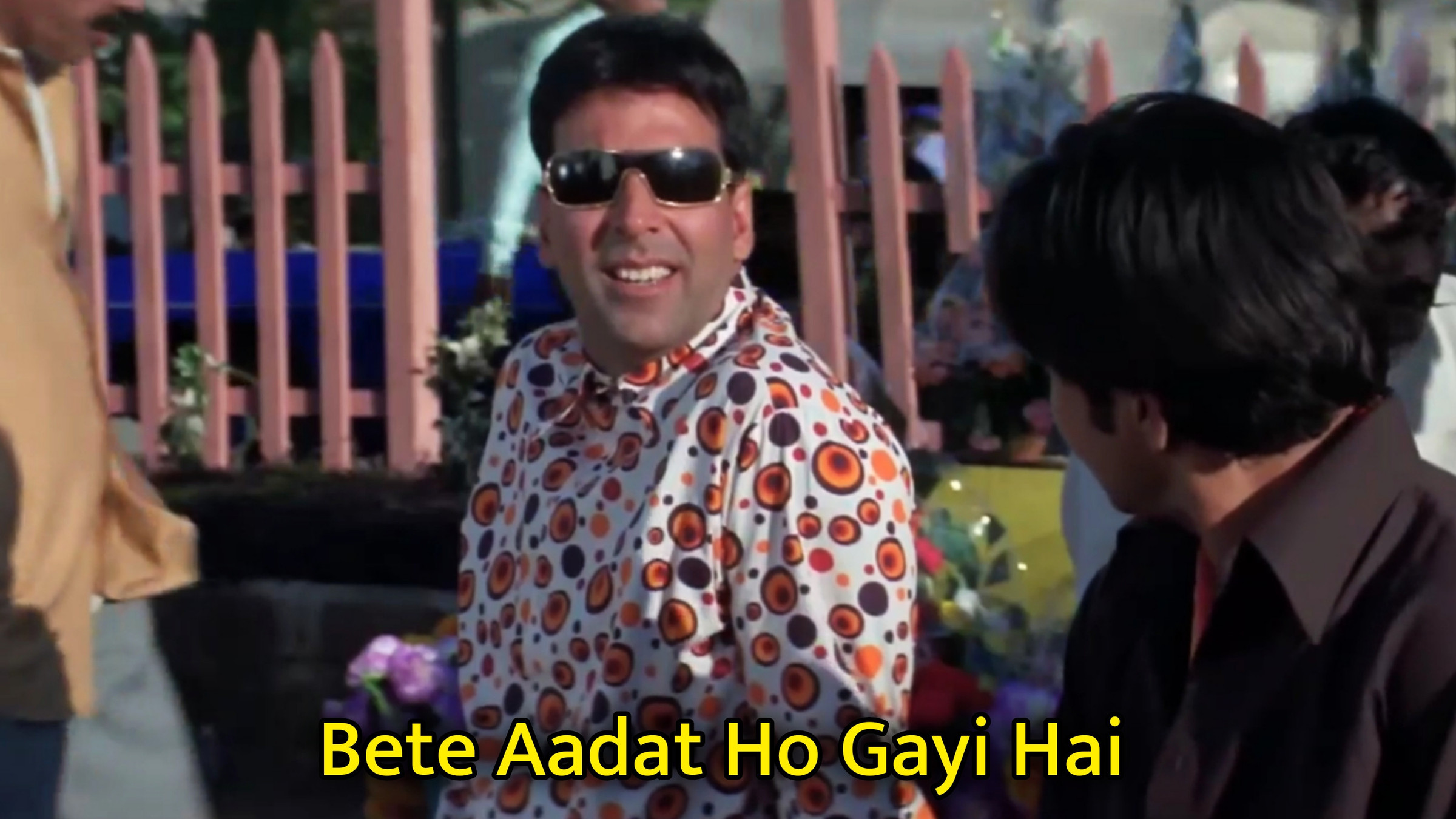 Bete Aadat Ho Gayi Hai Meme Template