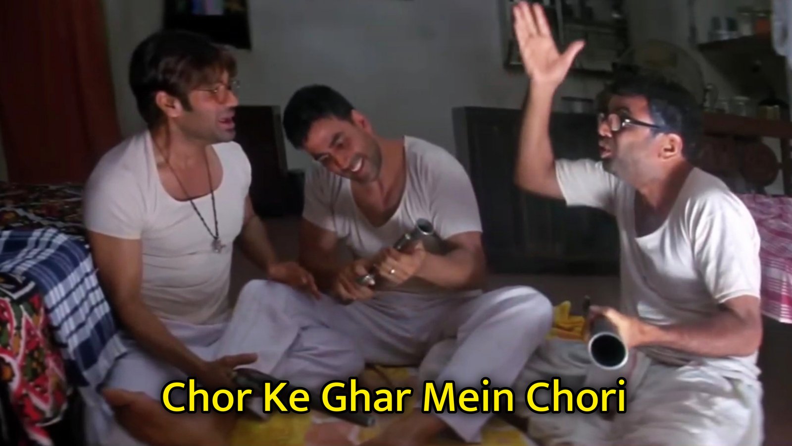 Chor Ke Ghar Mein Chori Meme Template
