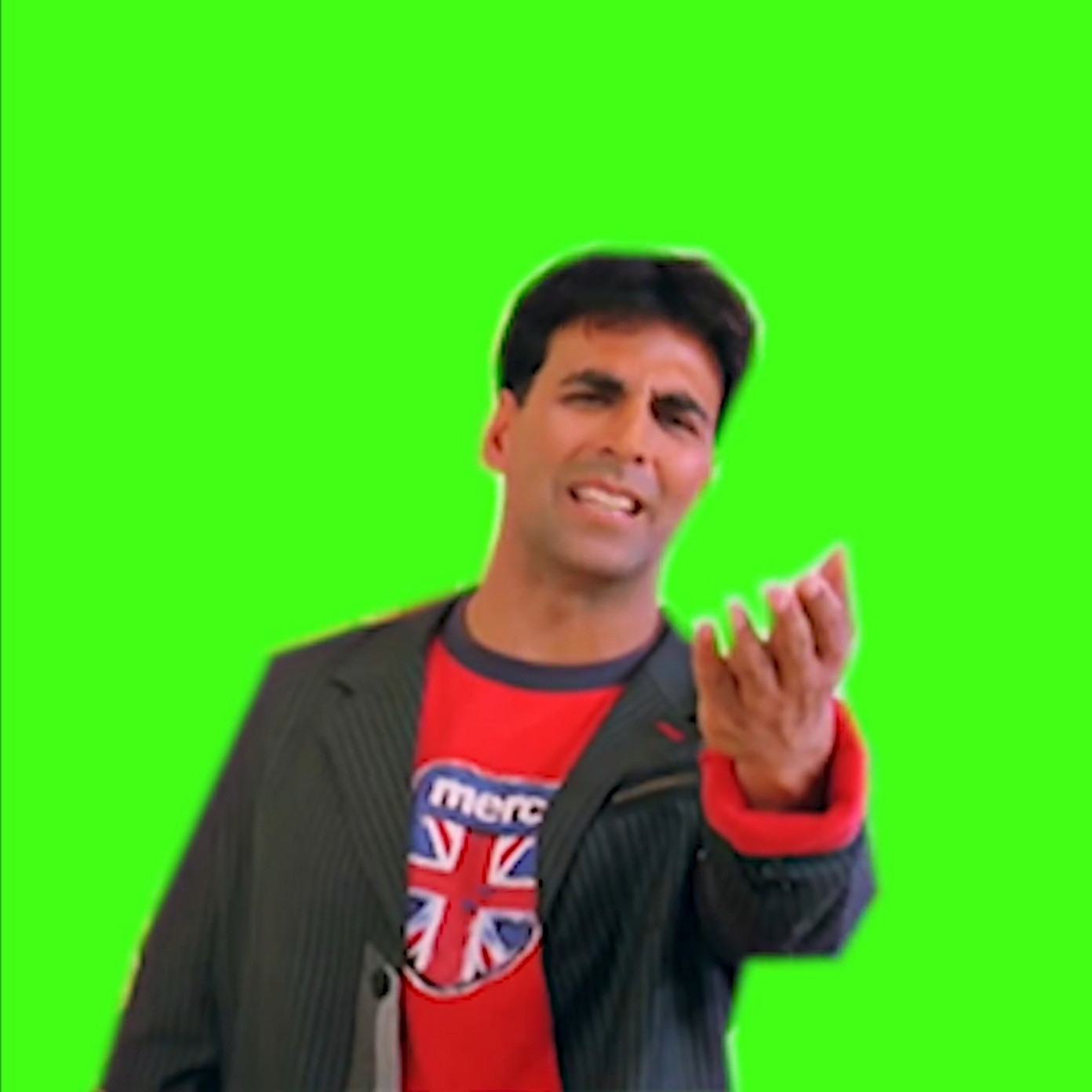 Ha Malum Hai Tere Baap Ko Mat Sikha Chal Green Screen Meme Template