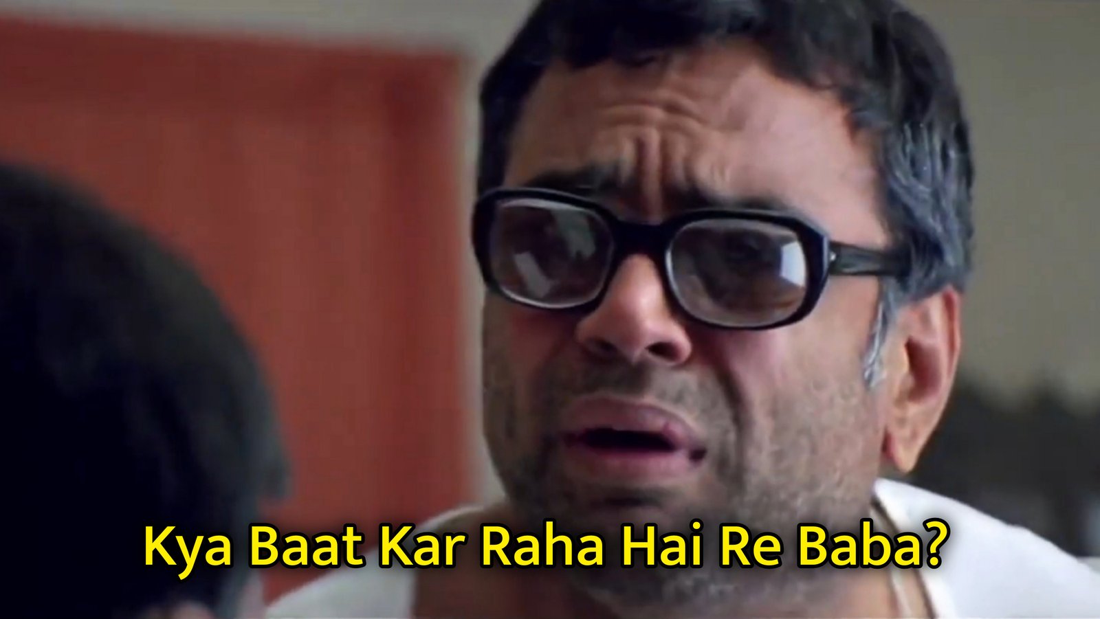 Kya Baat Kar Raha Hai Re Baba Meme Template