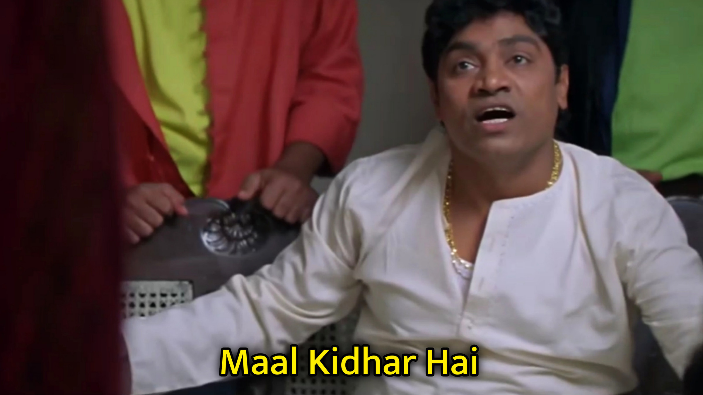 Maal Kidhar Hai Meme Template