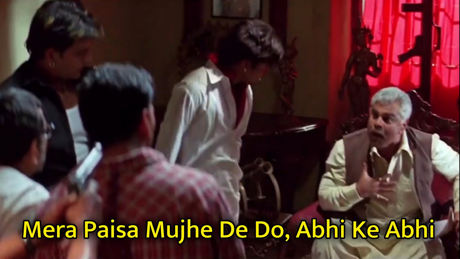 Mera Paisa Mujhe De Do, Abhi Ke Abhi Meme Template