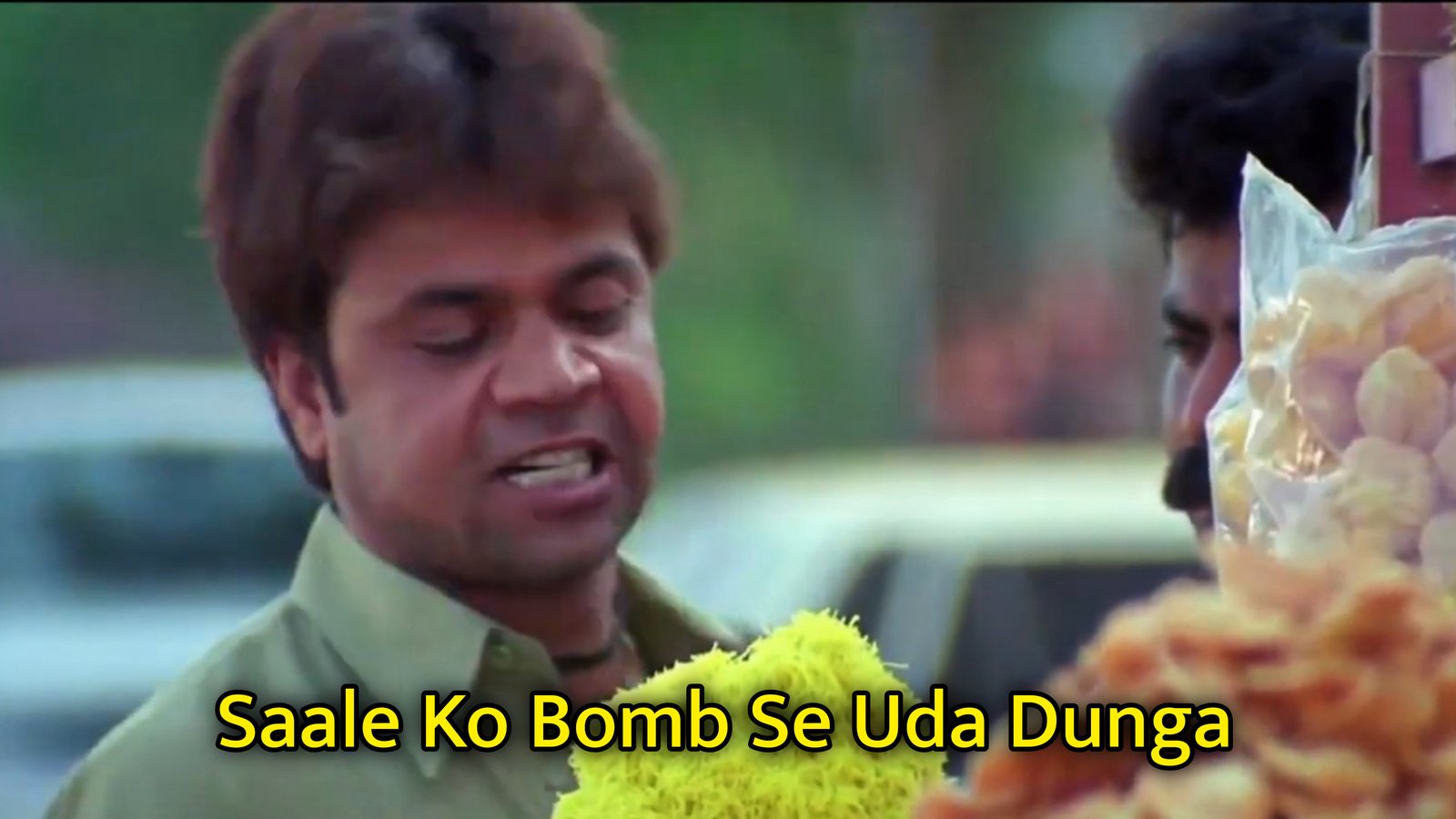 Saale Ko Bomb Se Uda Dunga Meme Template
