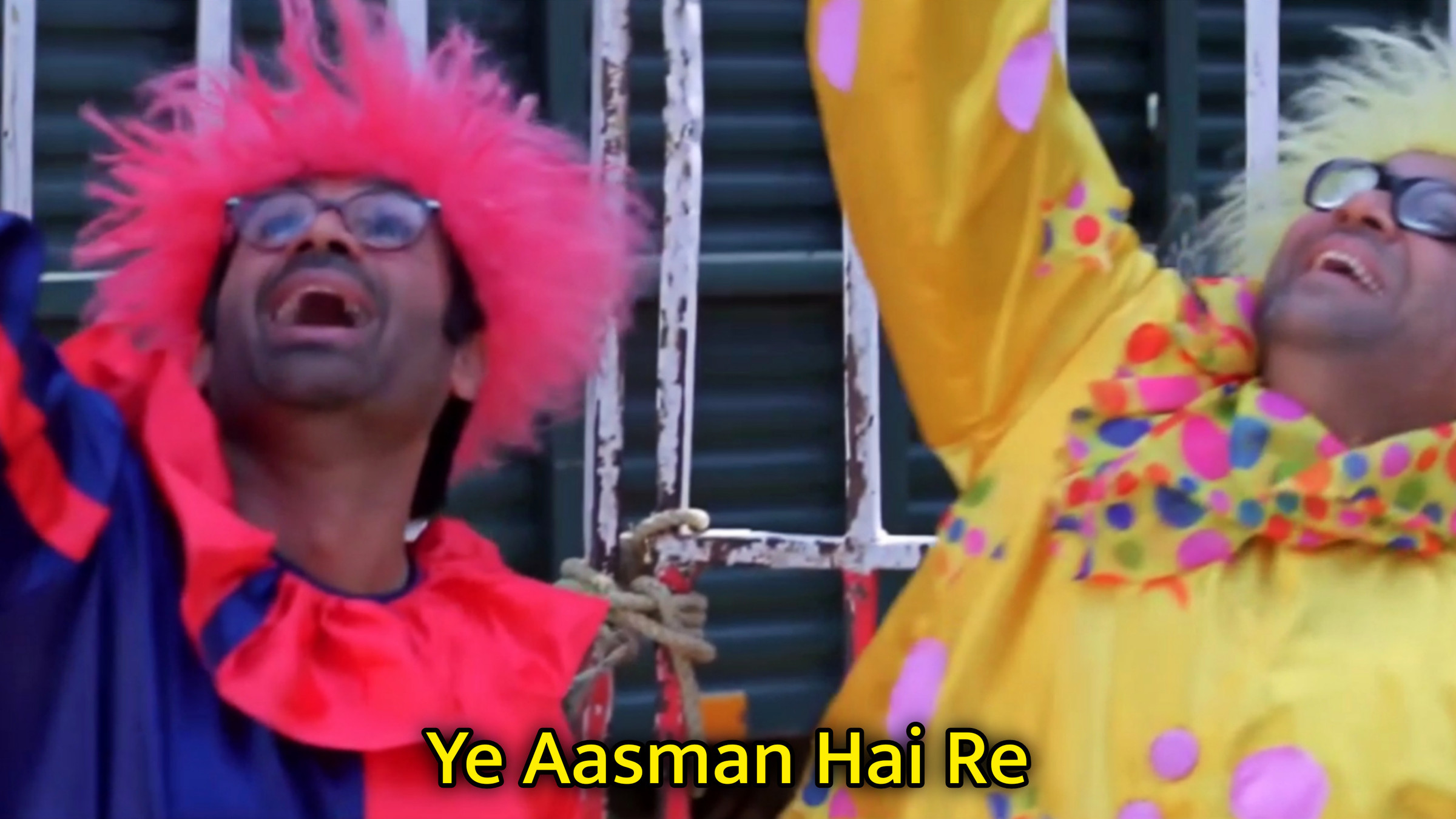 Ye Aasman Hai Re Meme Template