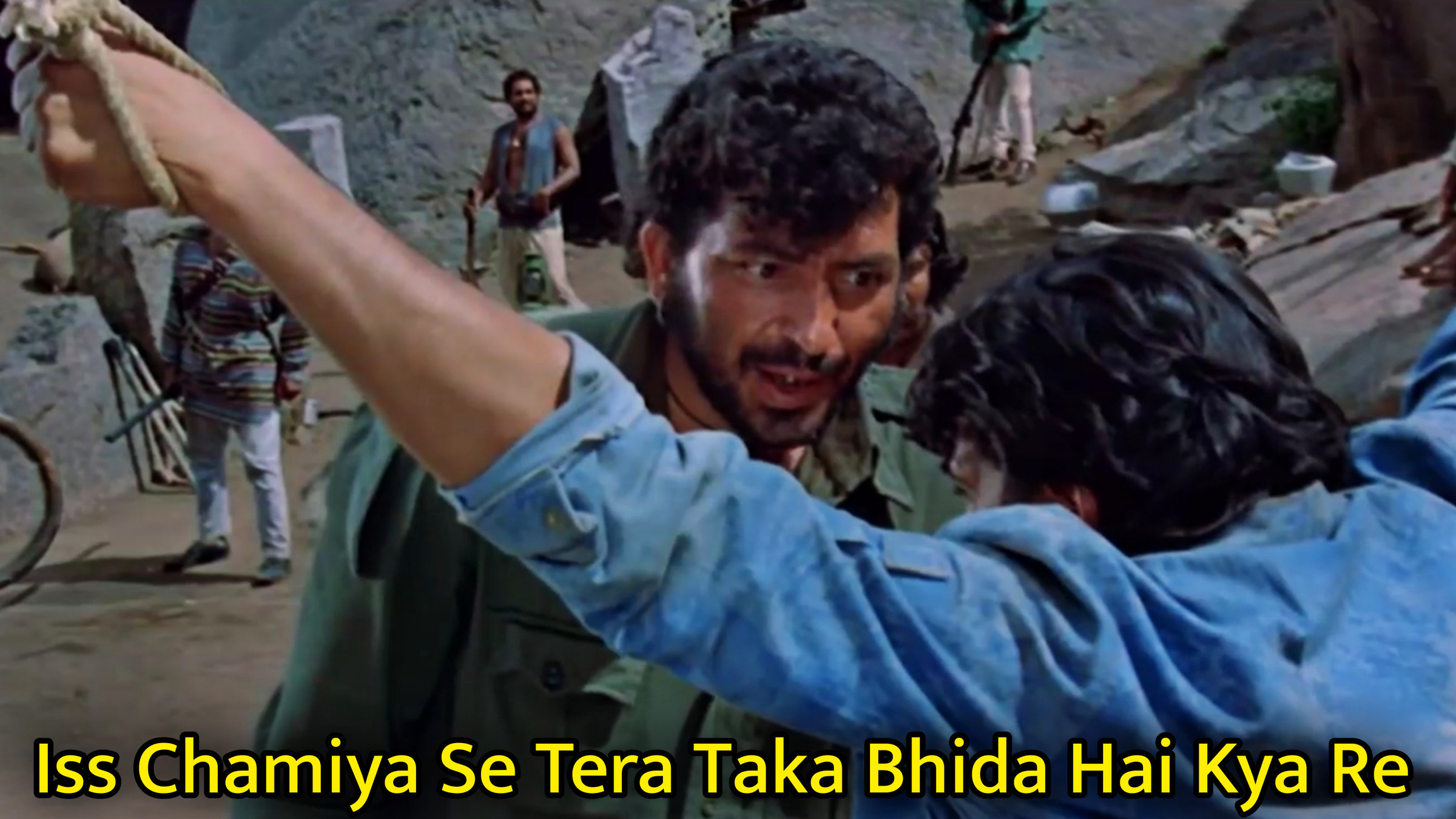 Iss Chamiya Se Tera Taka Bhida Hai Kya Re Meme Template