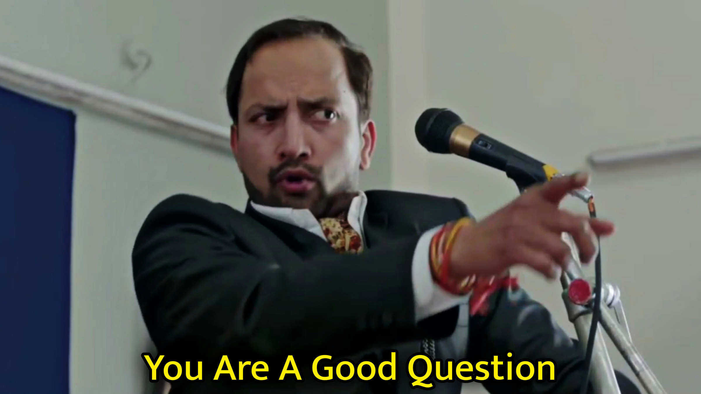 You Are A Good Question Meme Template