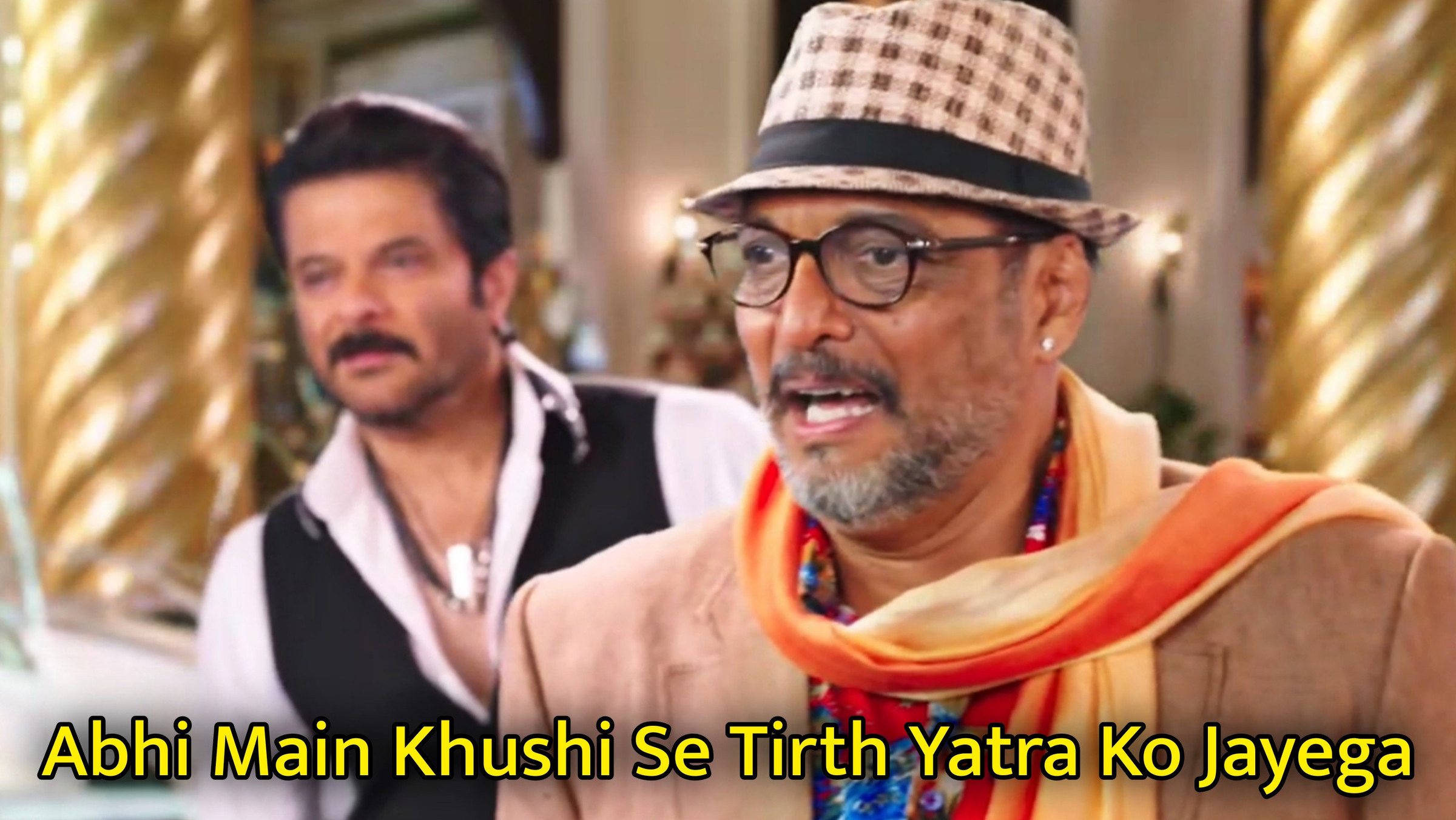 Abhi Main Khushi Se Tirth Yatra Ko Jayega Meme Template