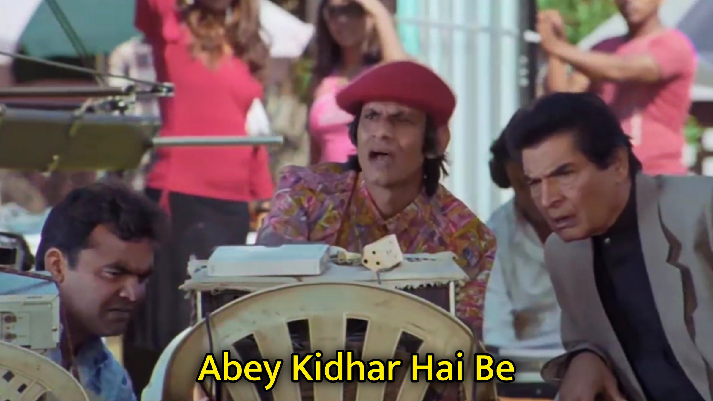 Abey Kidhar Hai Be Meme Template