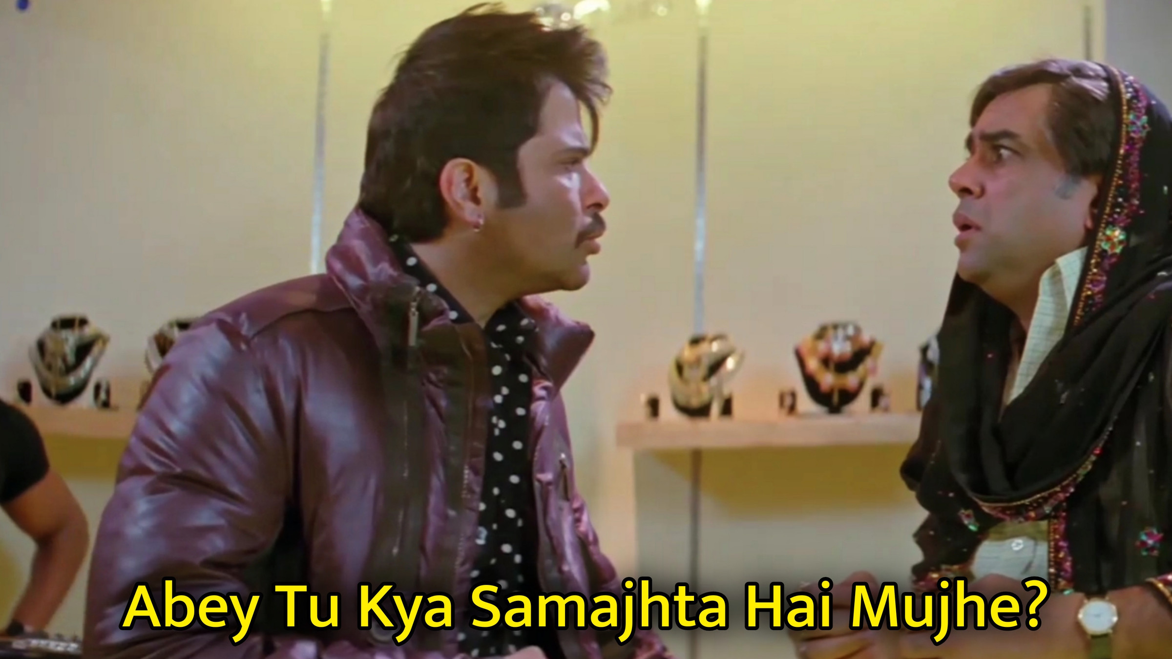 Abey Tu Kya Samajhta Hai Mujhe? Meme Template