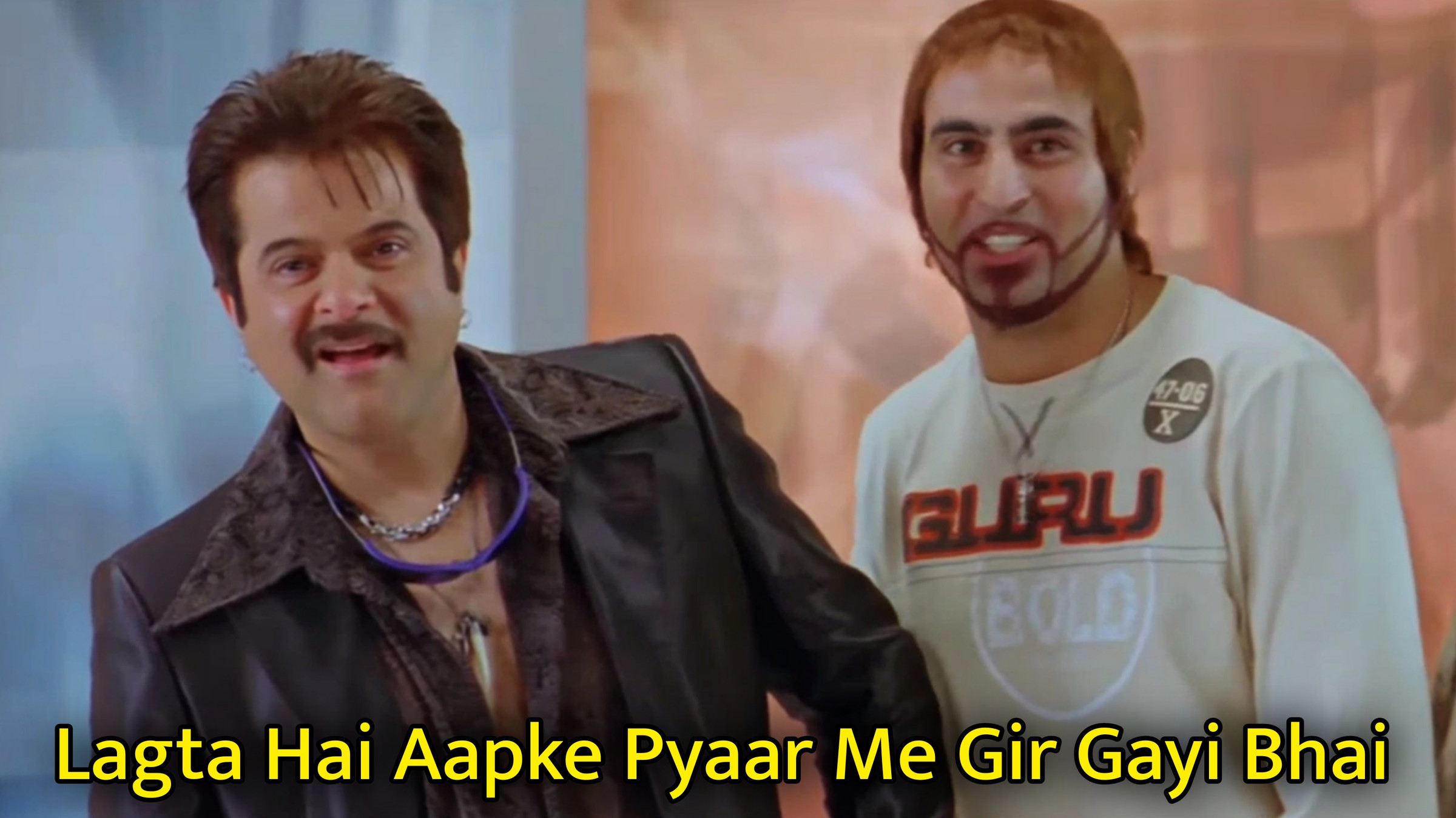 Lagta Hai Aapke Pyaar Me Gir Gayi Bhai Meme Template