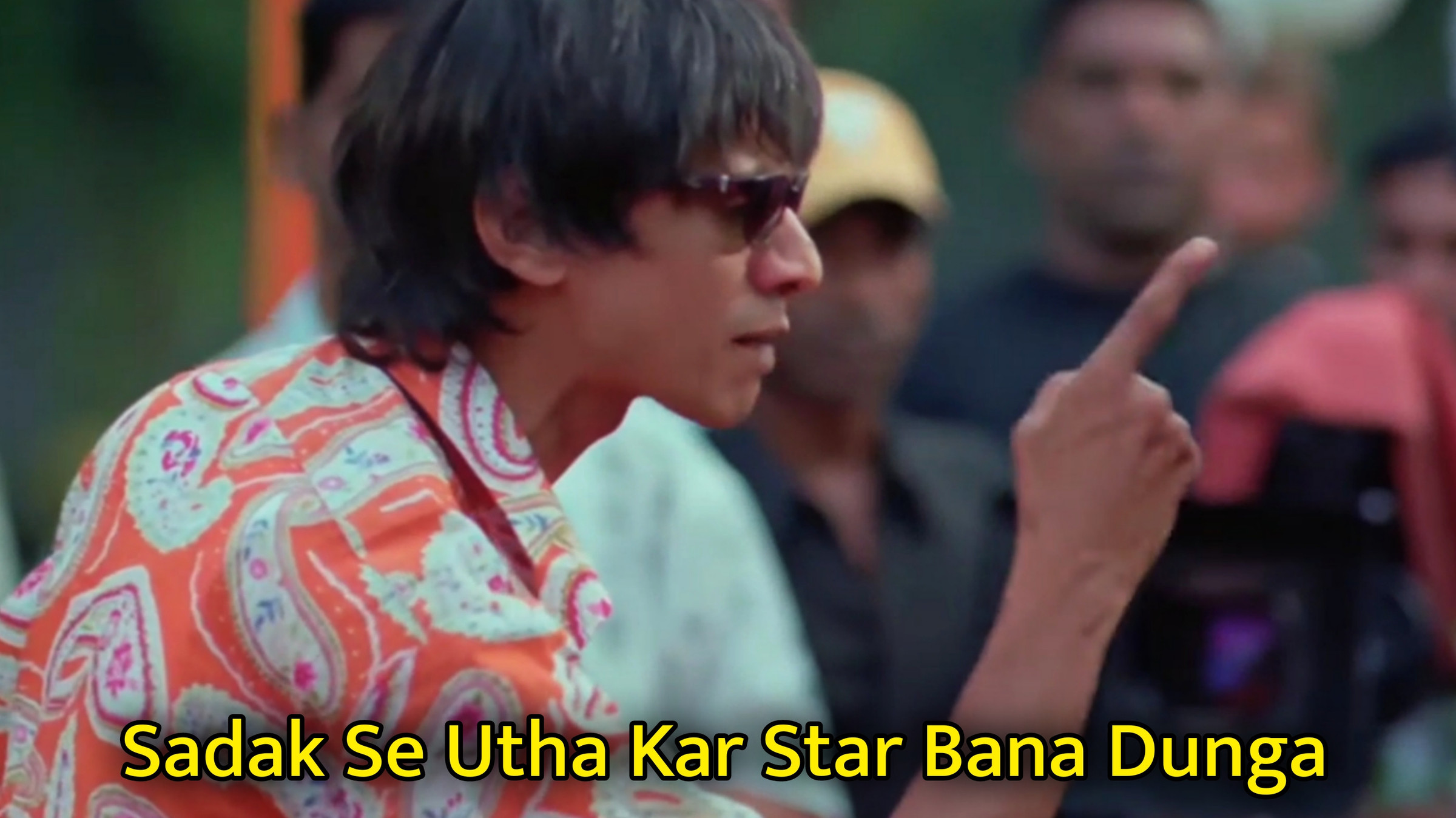 Sadak Se Utha Kar Star Bana Dunga Meme Template