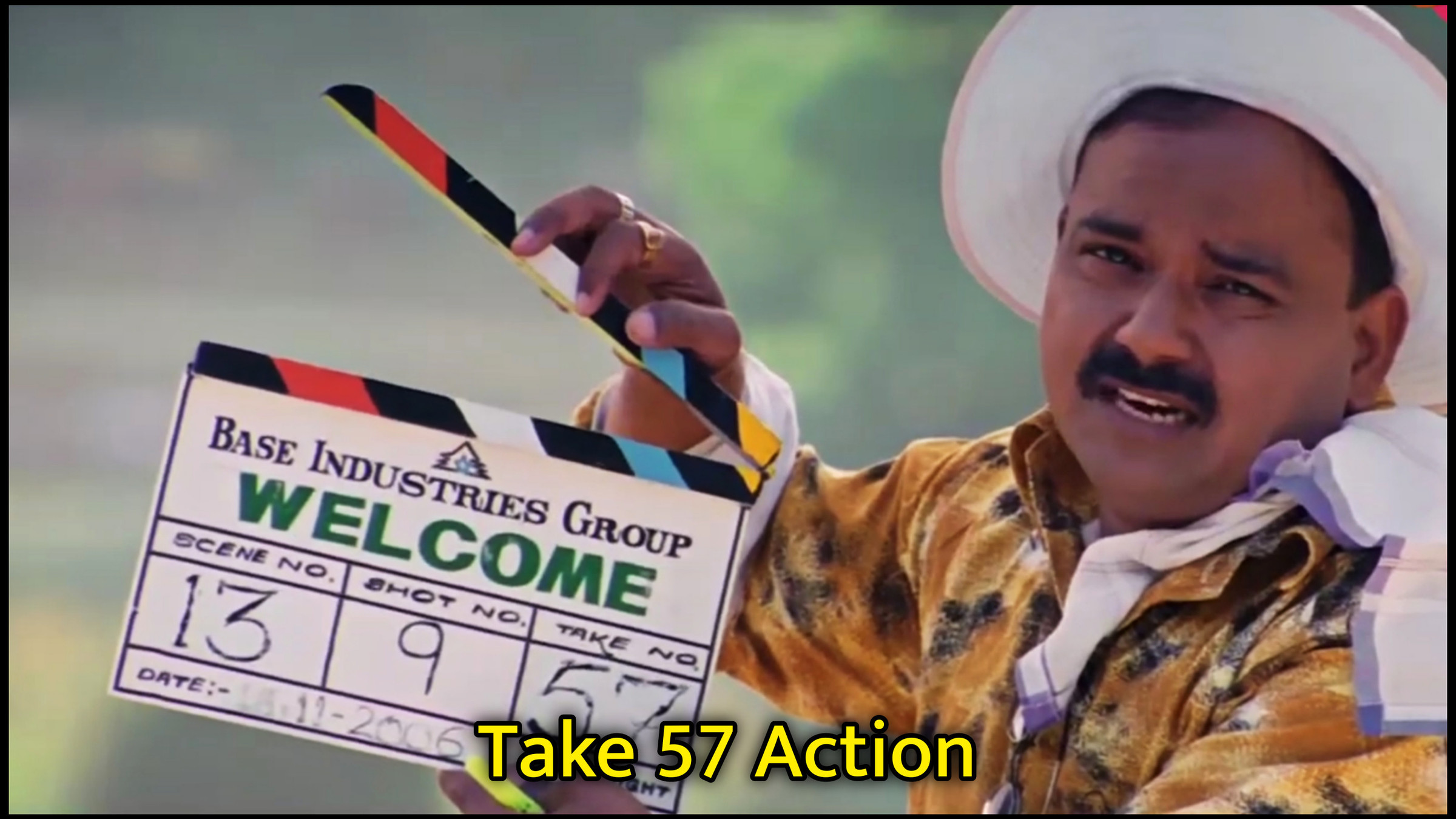Take 57 Action Meme Template