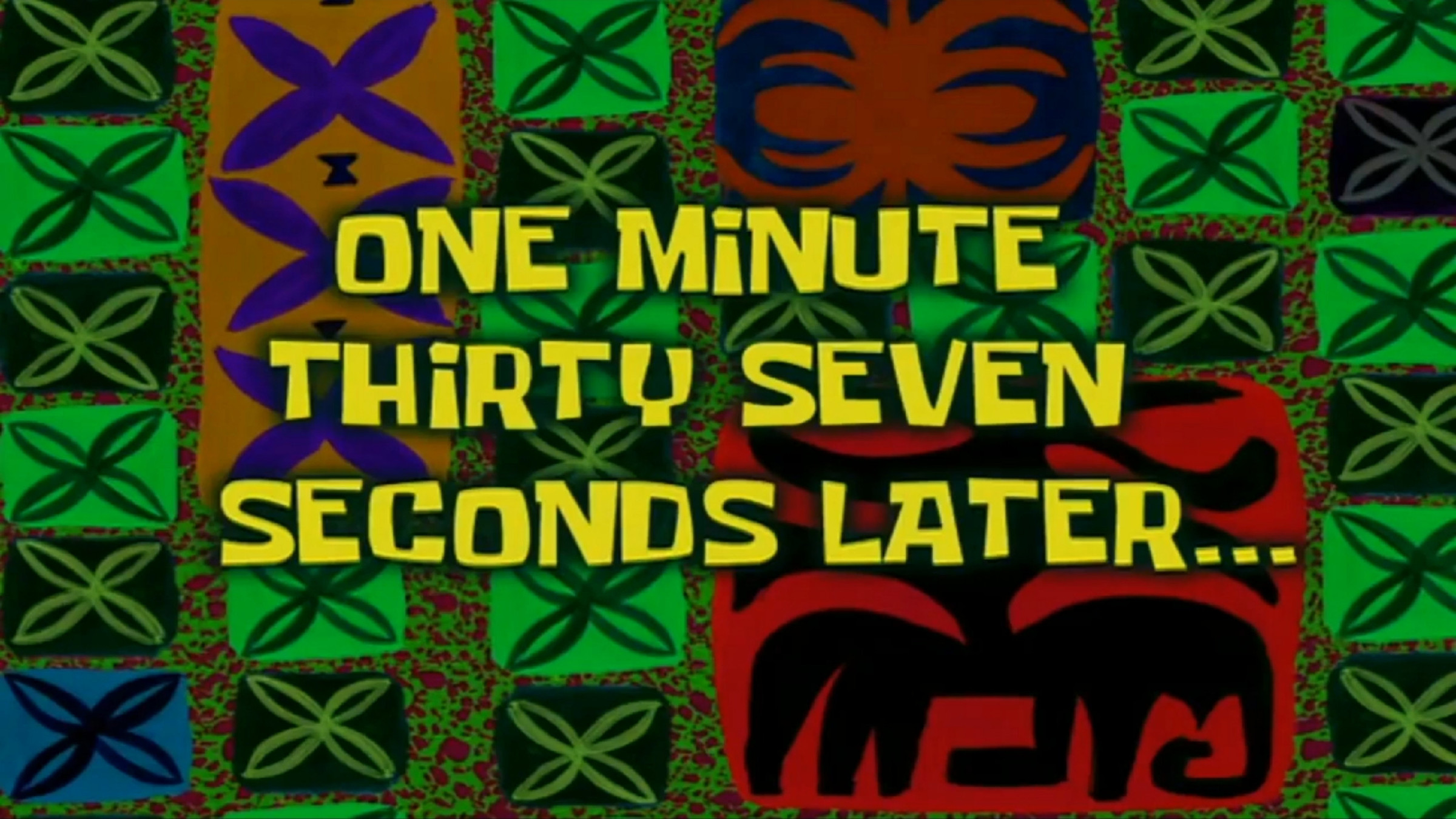One Minute Thirty Seven Seconds Later Meme Template