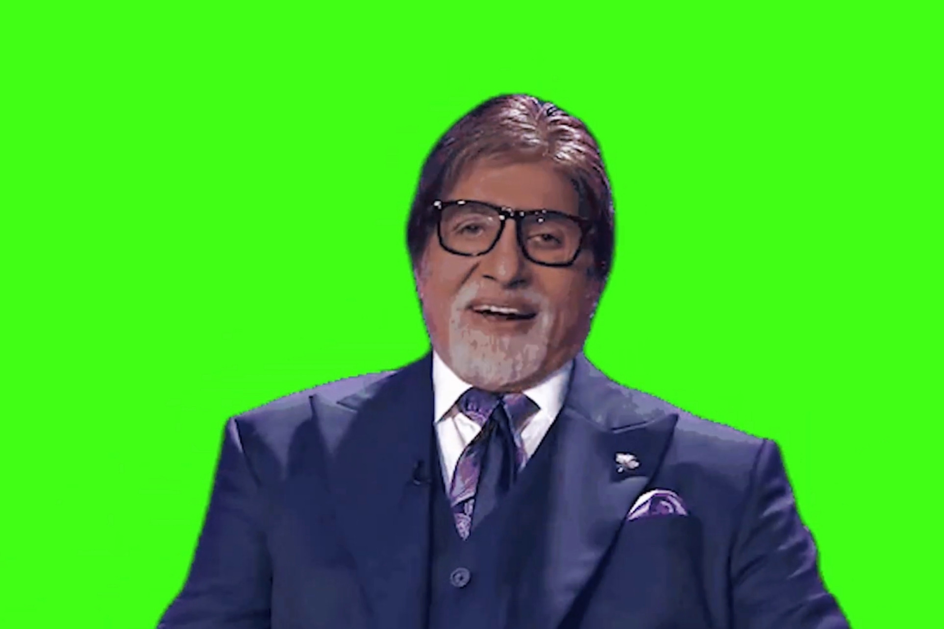 Aadar Aadab Abhinandan Aabhar KBC Green Screen Meme Template