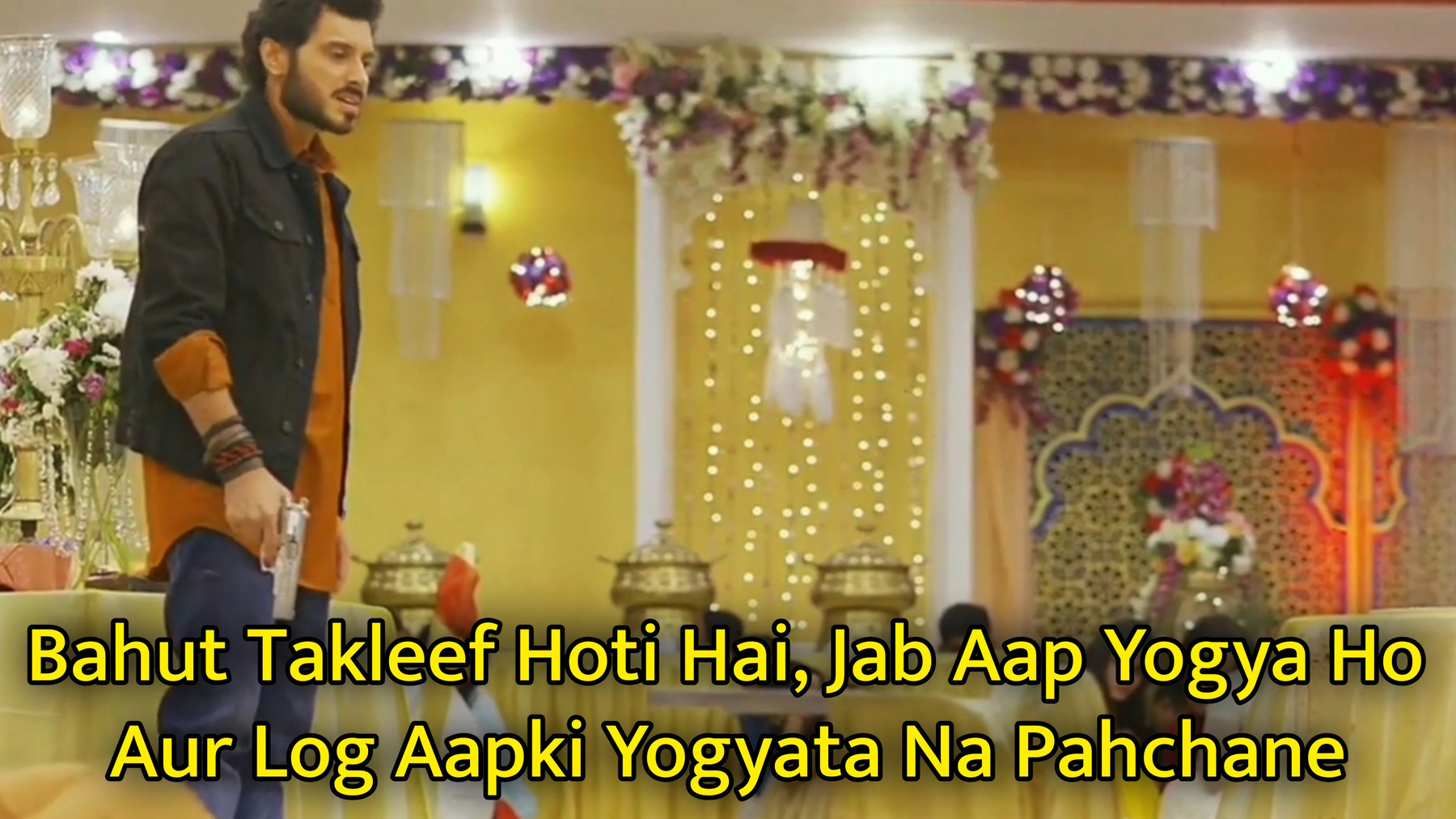 Bahut Takleef Hoti Hai Jab Aap Yogya Ho Meme Template