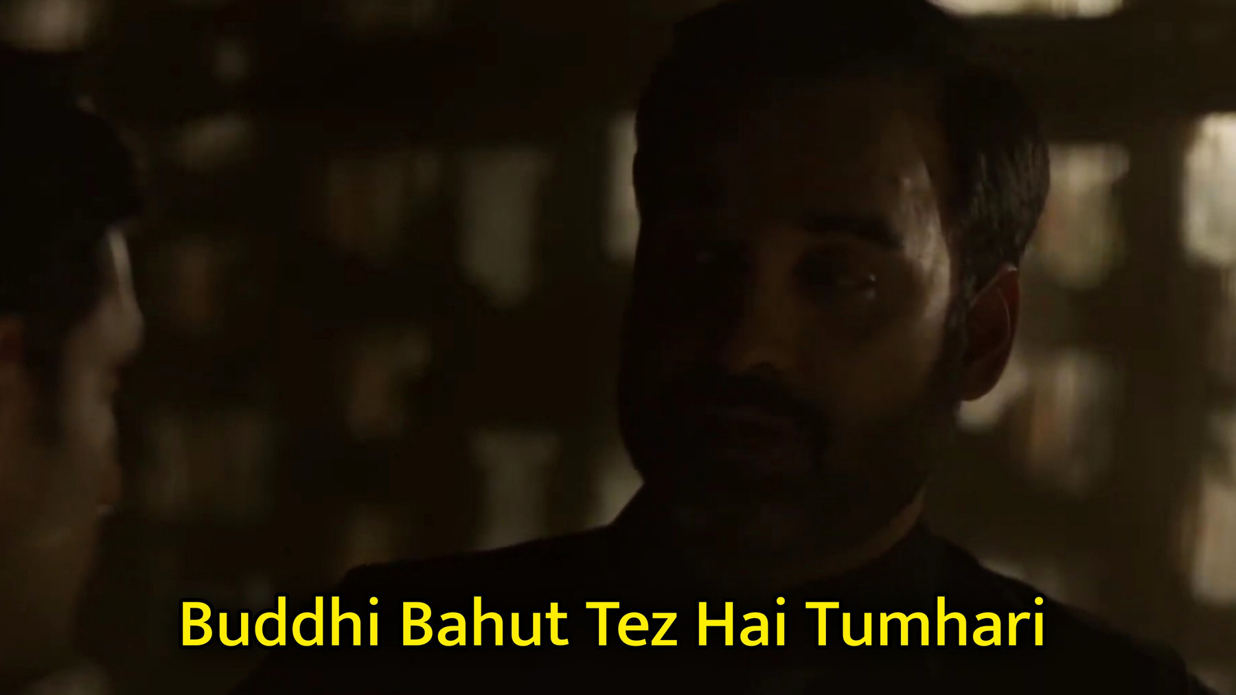 Buddhi Bahut Tez Hai Tumhari Meme Template