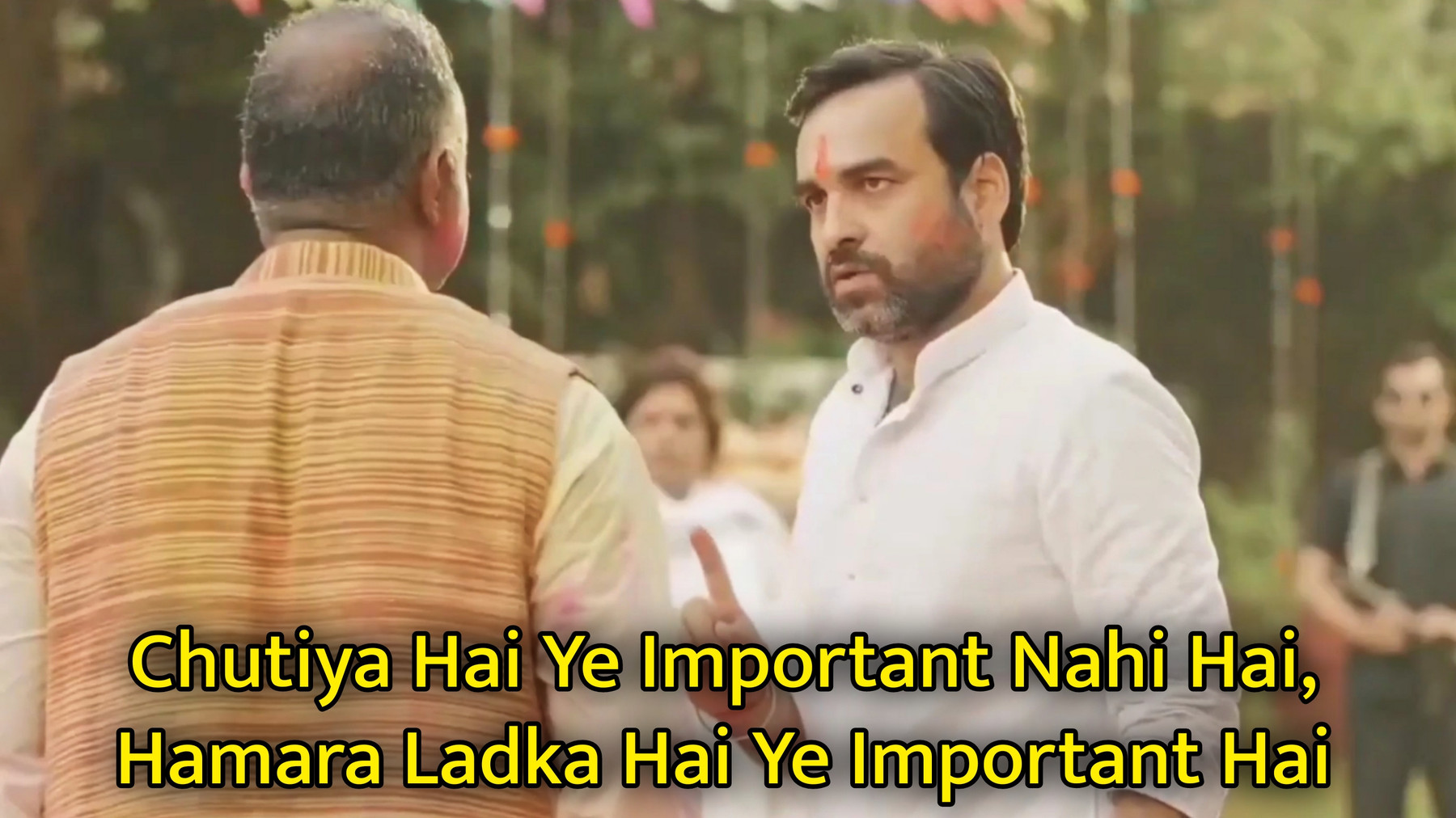 Chutiya Hai Ye Important Nahi Hai Meme Template