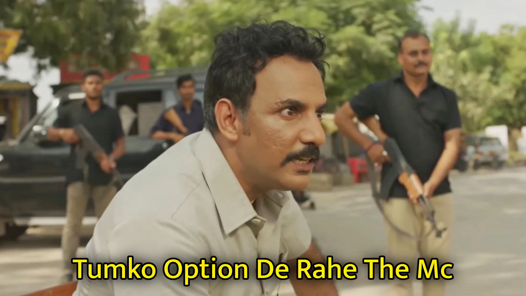Tumko Option De Rahe The Mc Meme Template