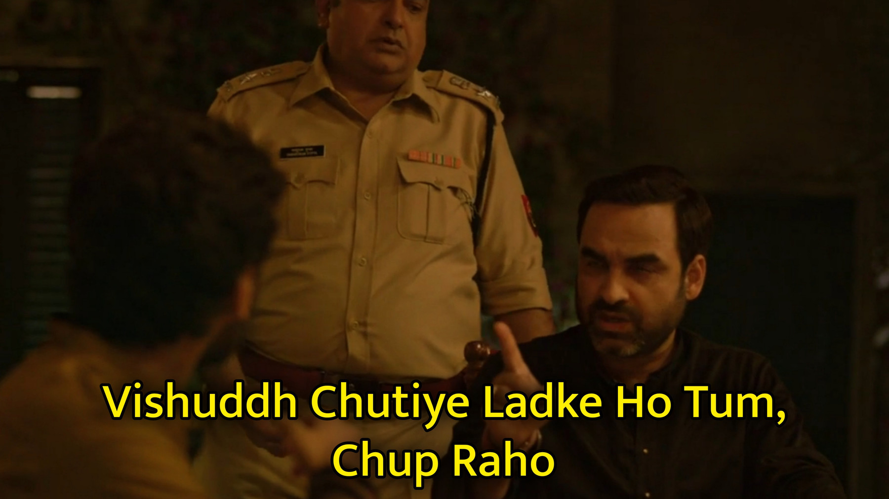 Vishuddh Chutiye Ladke Ho Tum, Chup Raho Meme Template