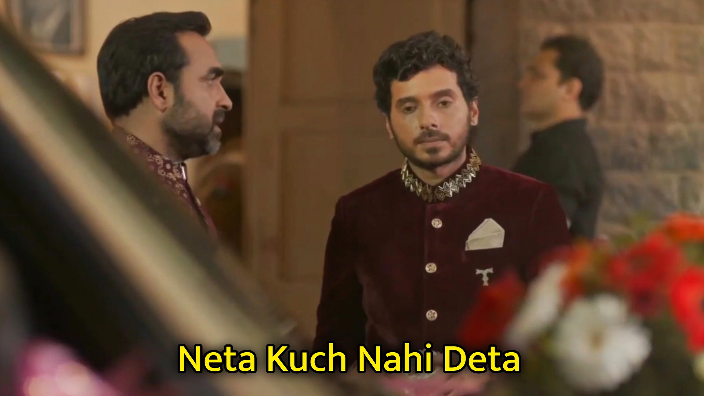 Neta Kuch Nahi Deta Meme Template