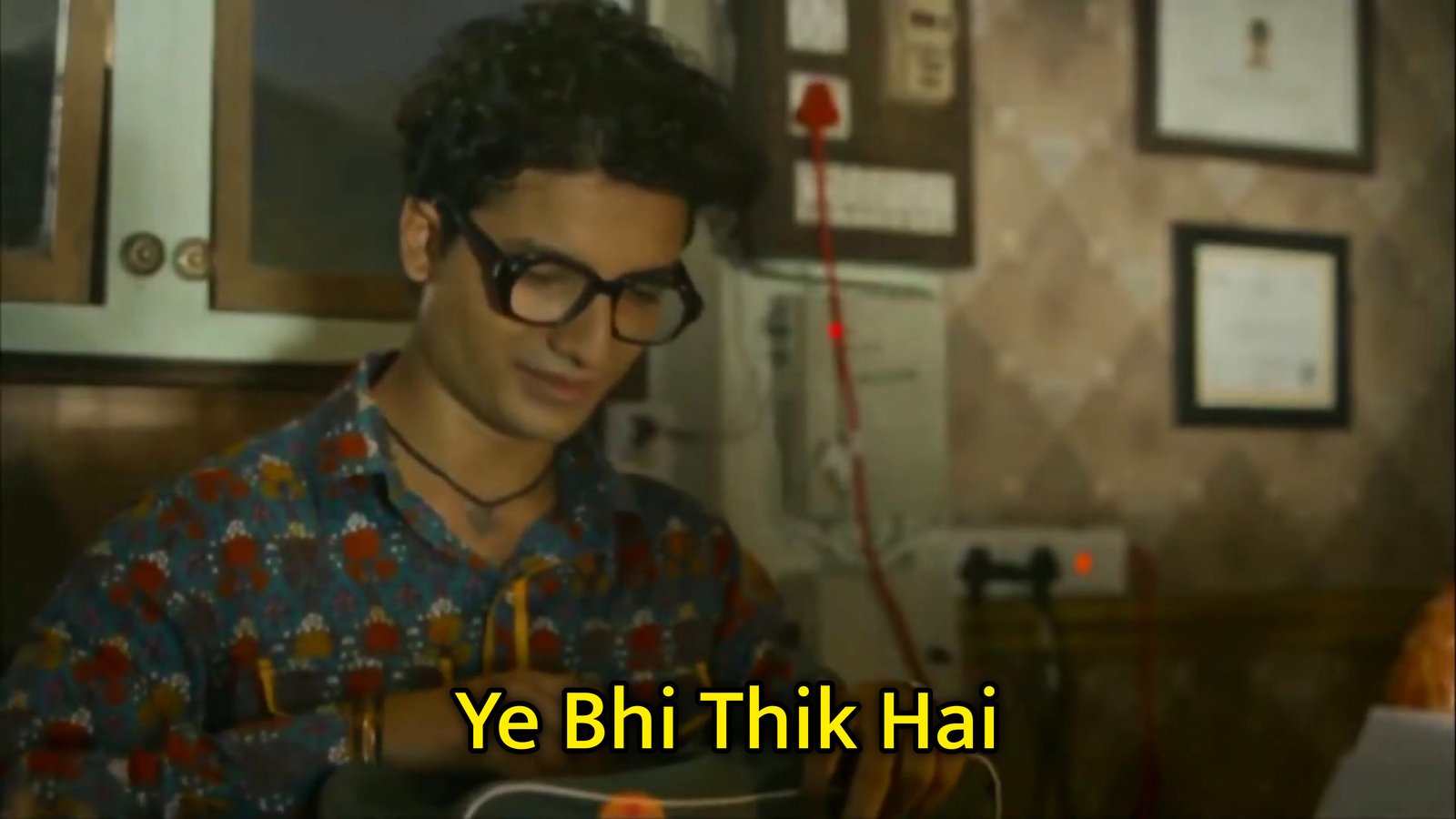 Ye Bhi Thik Hai Meme Template