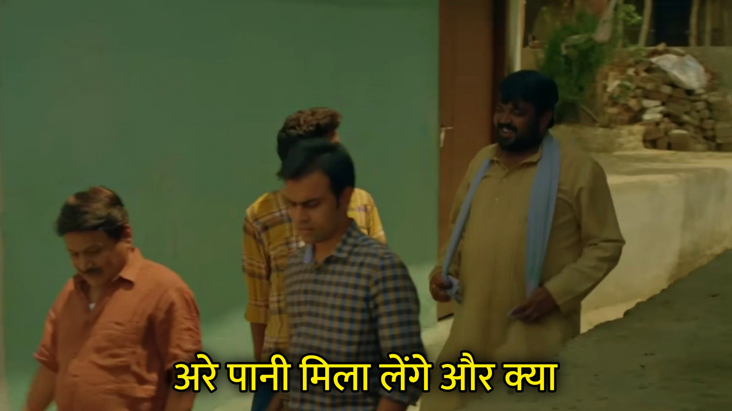 Arey Pani Mila Lenge Aur Kya Hindi Template & Meme Generator