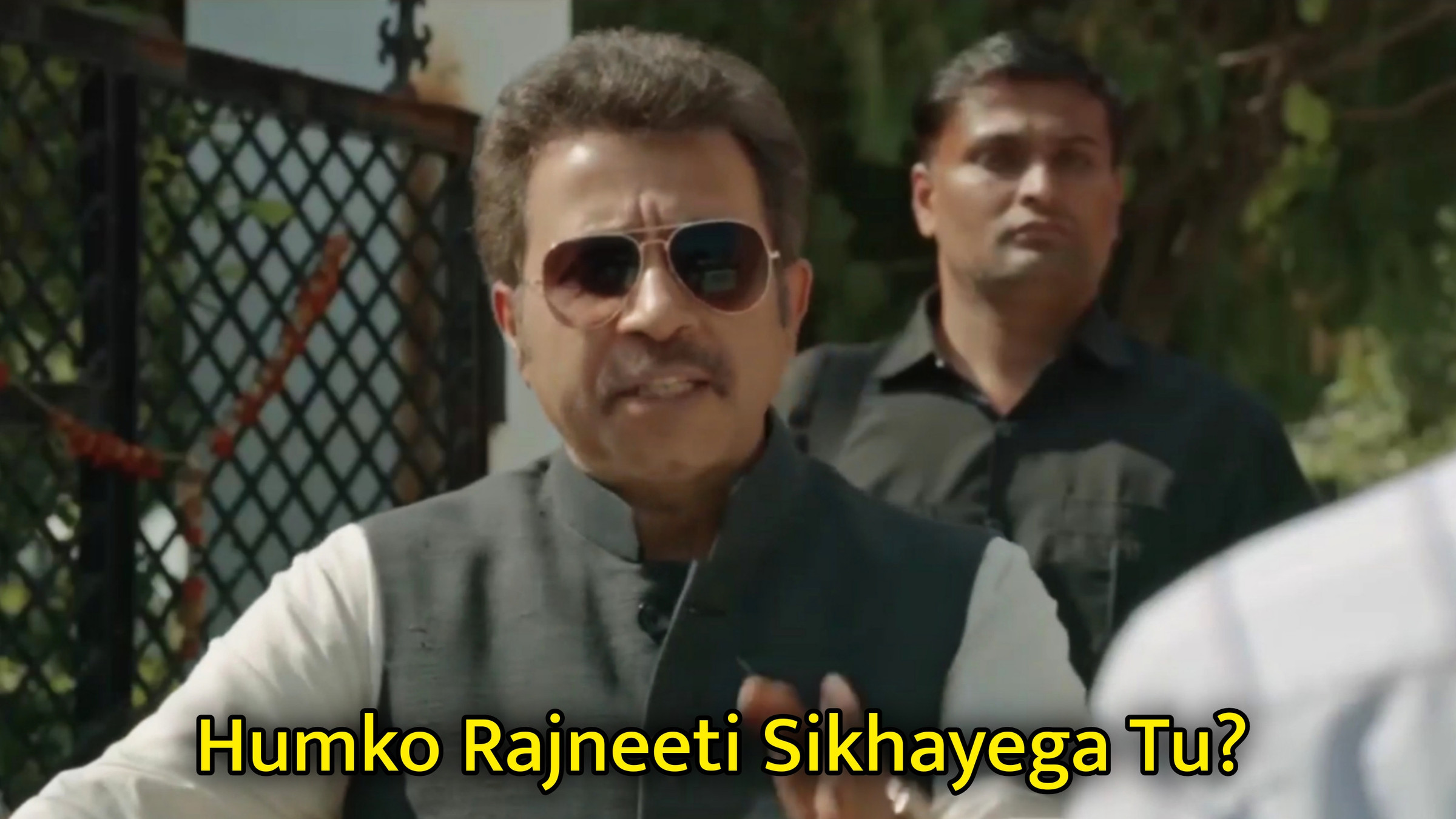 Humko Rajneeti Sikhayega Tu? Meme Template