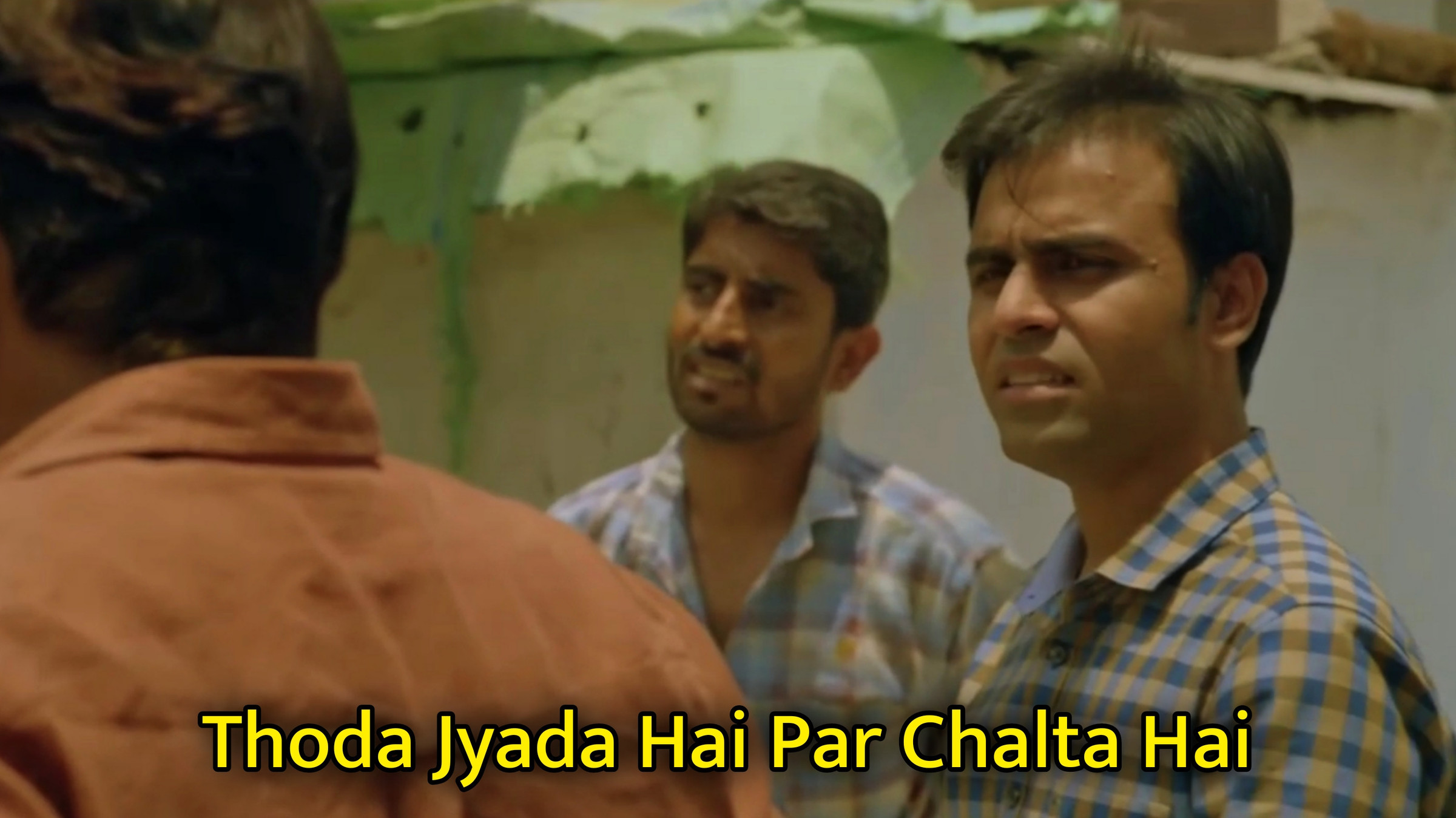 Thoda Jyada Hai Par Chalta Hai Meme Template