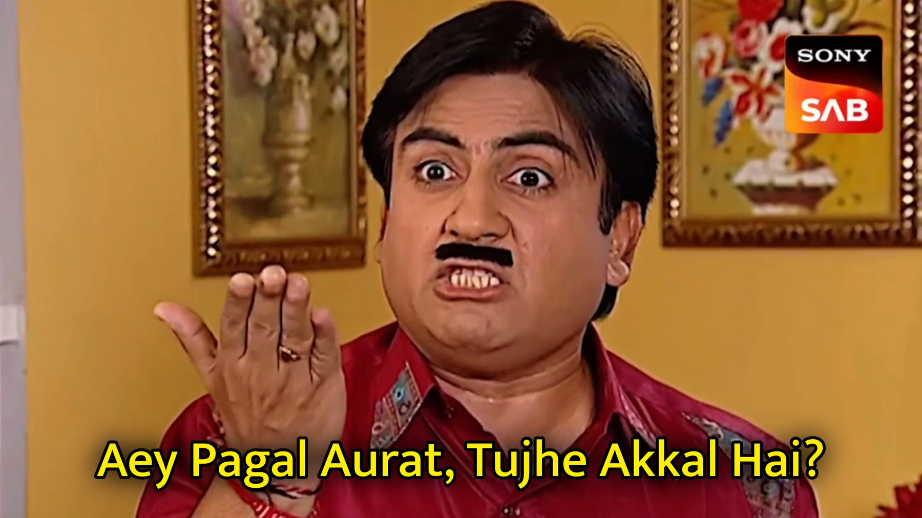 Aey Pagal Aurat, Tujhe Akkal Hai? Meme Template