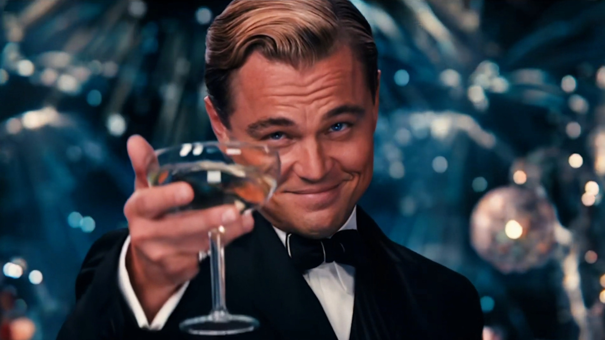Leonardo Champagne Blank Meme Download & Generator