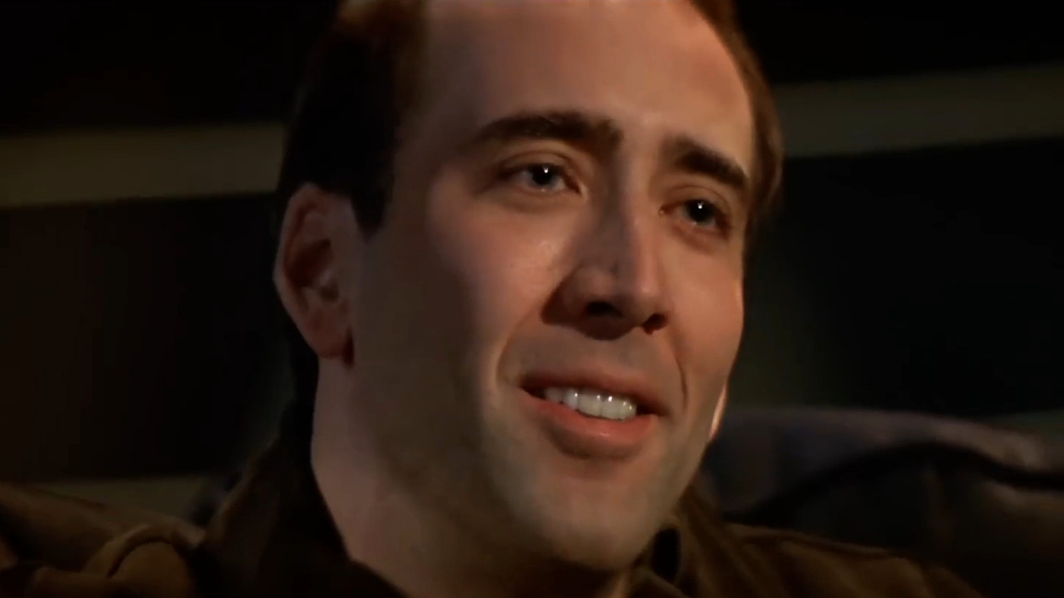 Nicolas Cage Laughing Meme Template