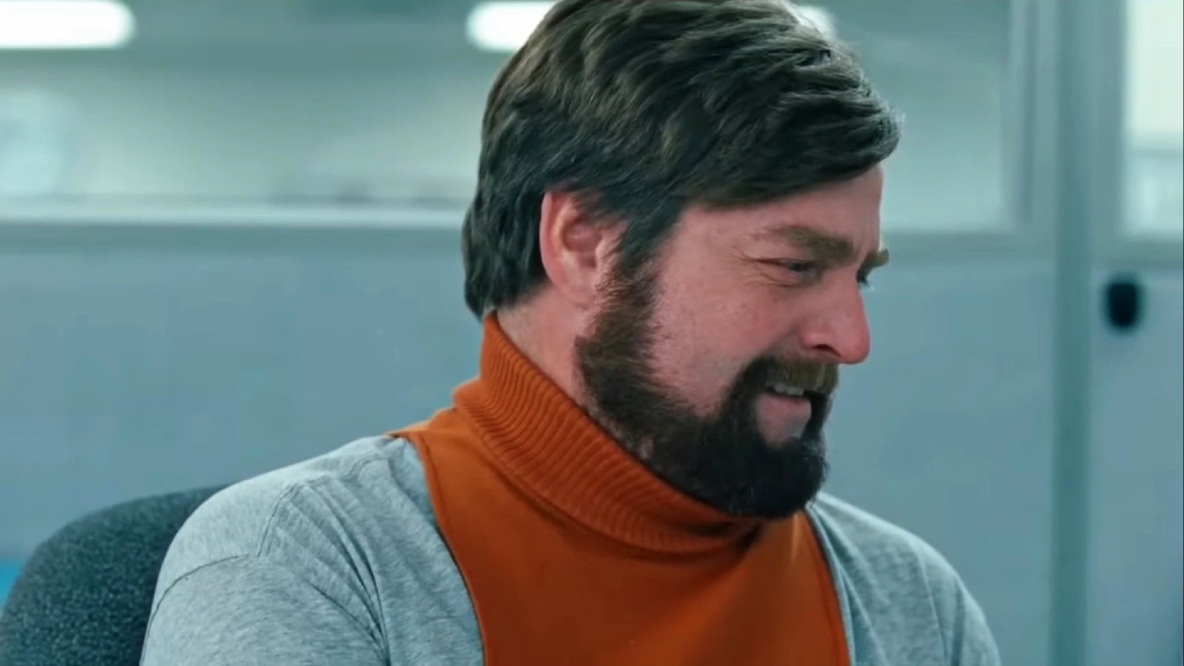 Zach Galifianakis Funny Laugh Blank Meme Download & Generator