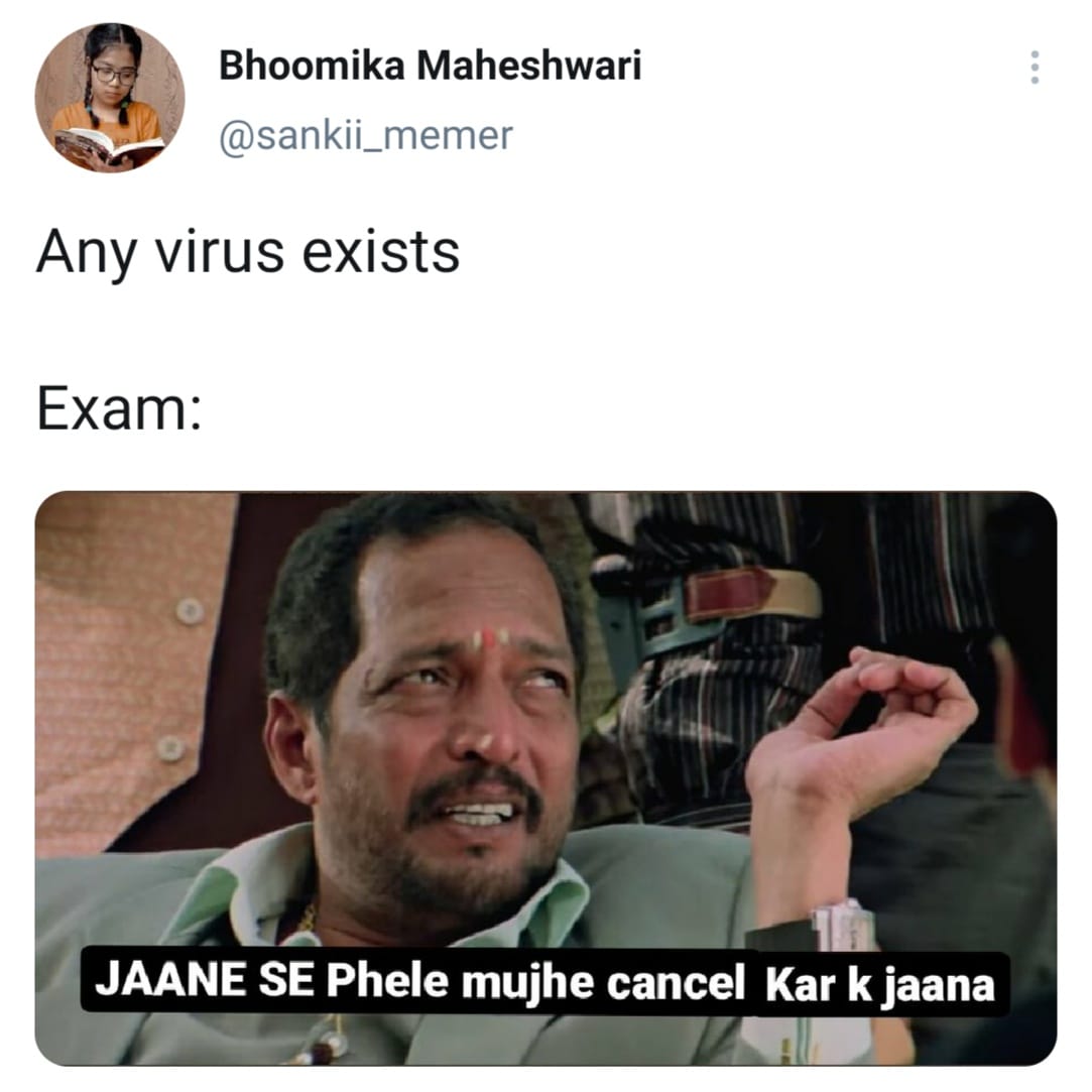 Any virus exists. Exam meme
