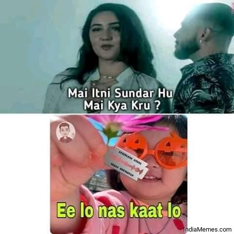Main Itni Sundar Hoon Kya Karu Memes in Hindi - IndiaMemes.com