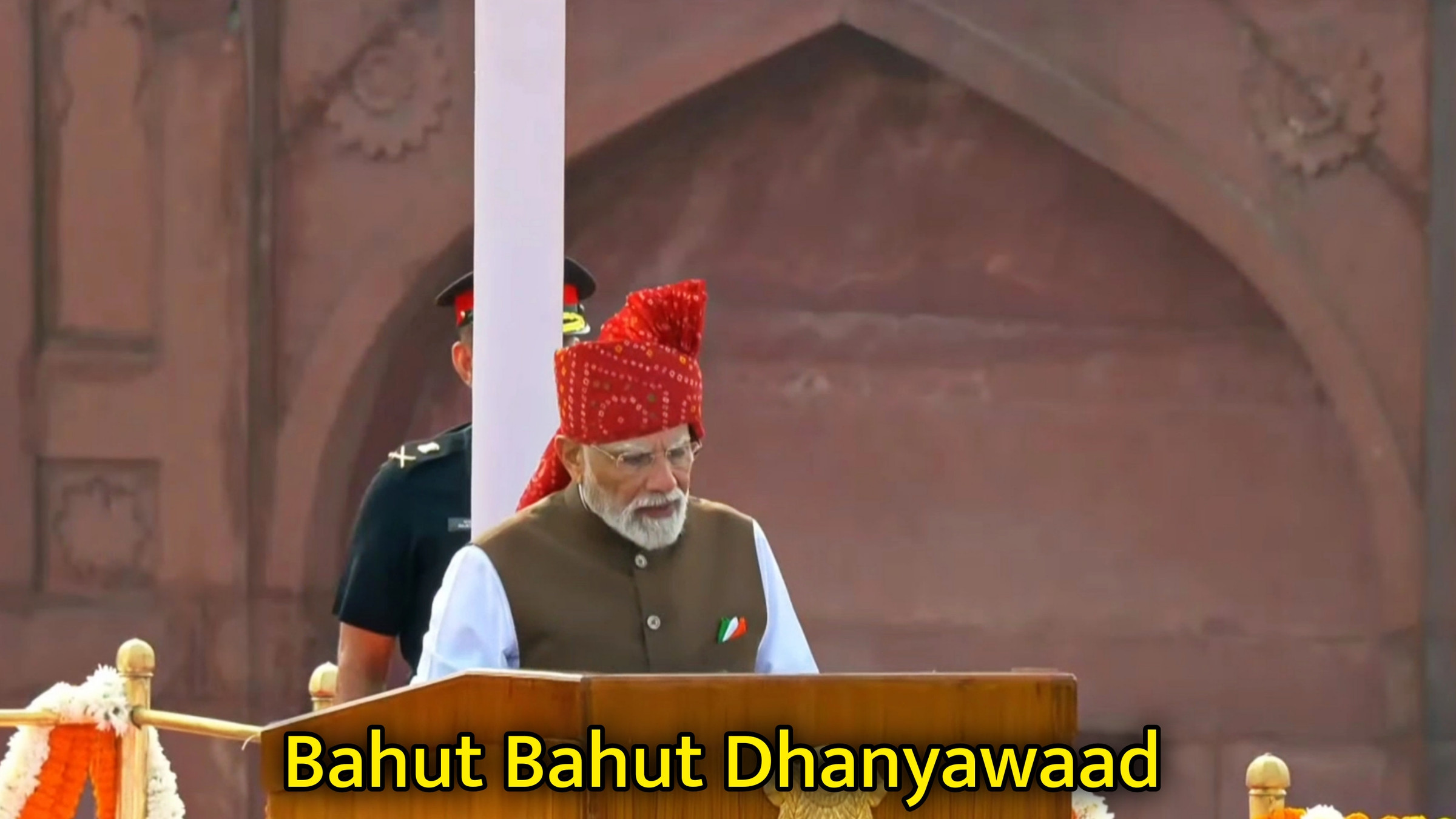 Bahut Bahut Dhanyawaad Meme Template