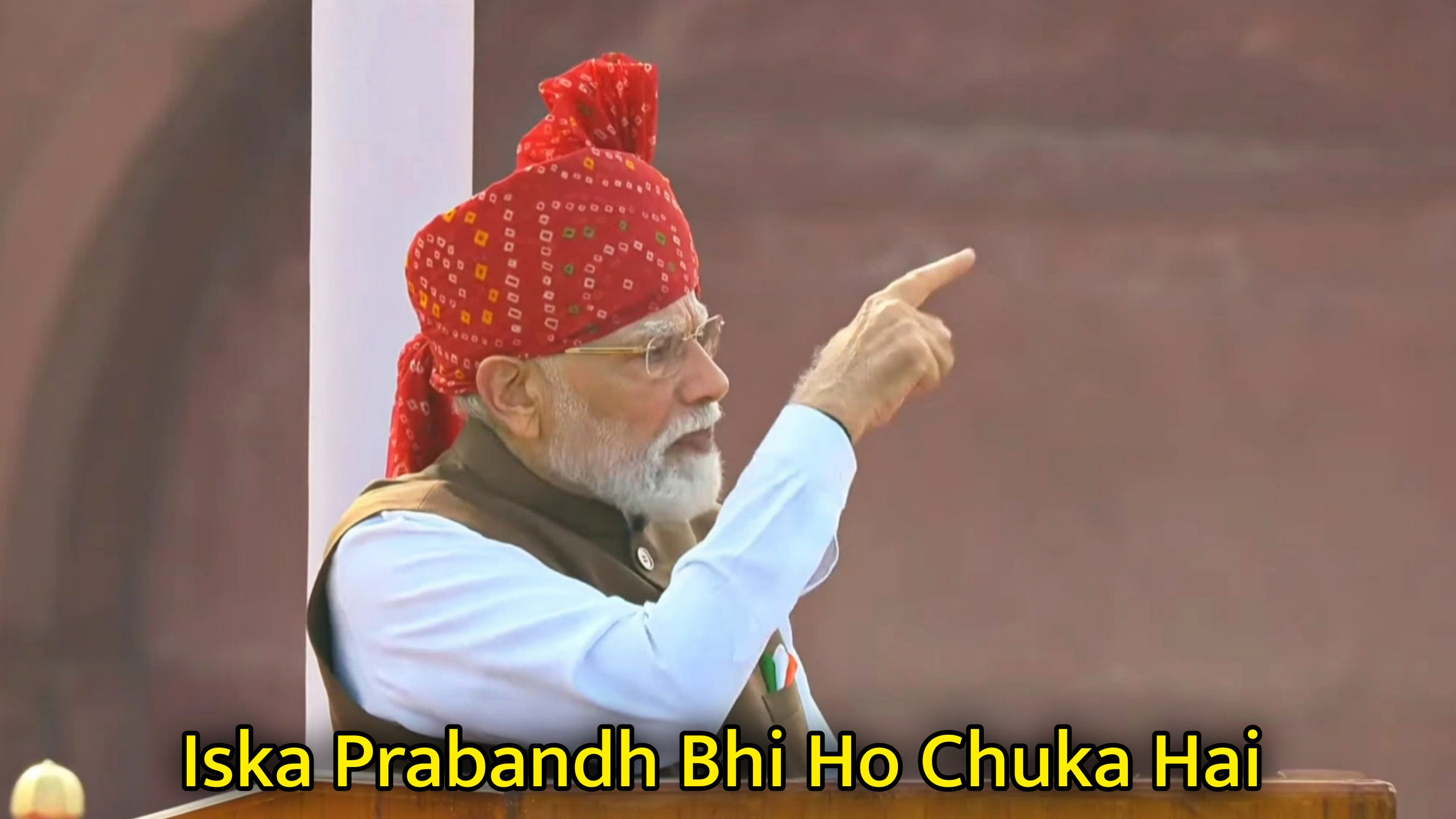 Iska Prabandh Bhi Ho Chuka Hai Meme Template