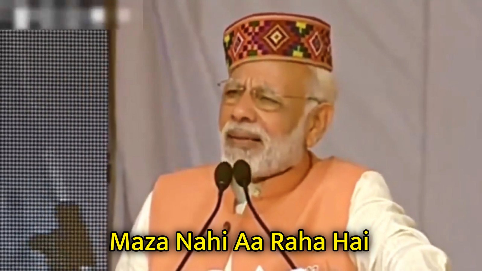 Maza Nahi Aa Raha Hai Narendra Modi Meme Template
