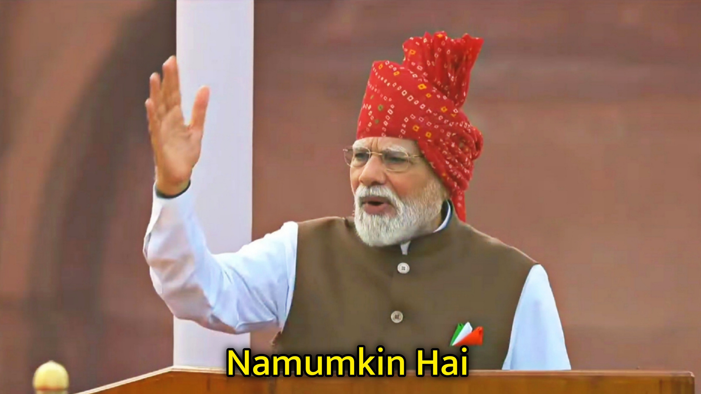 Namumkin Hai Narendra Modi Meme Template