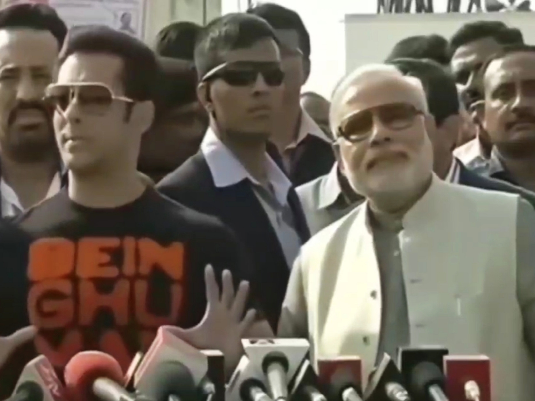 Salman Khan and Narendra Modi Meme Template