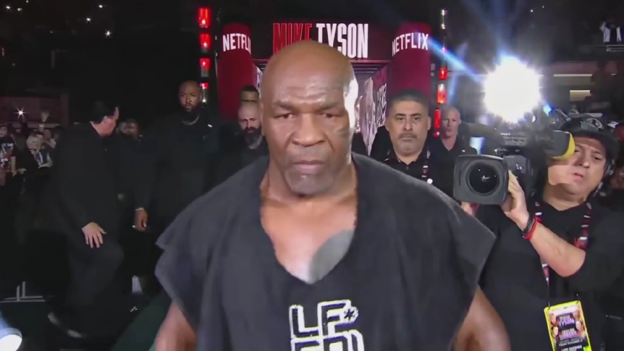 Mike Tyson Entering Ring Meme Template