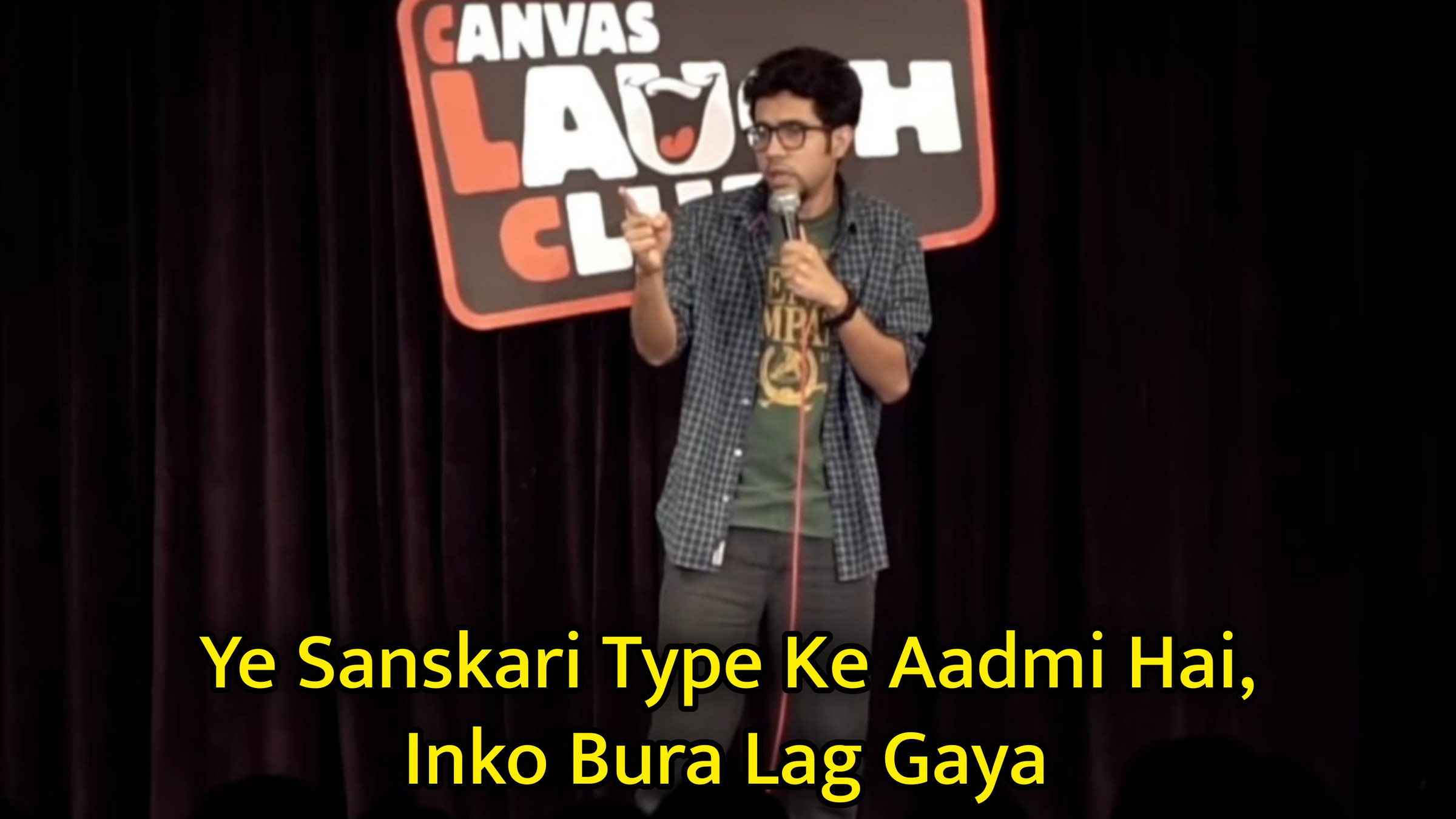 Ye Sanskari Type Ke Aadmi Hai, Inko Bura Lag Gaya Meme Template