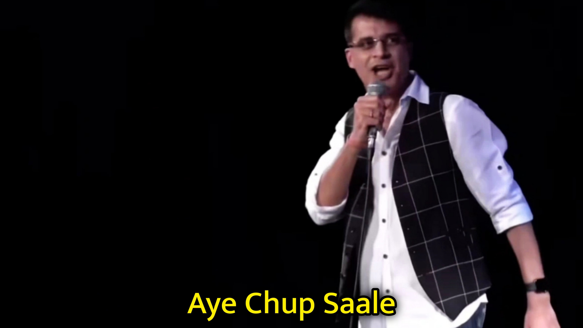 Aye Chup Saale Meme Template