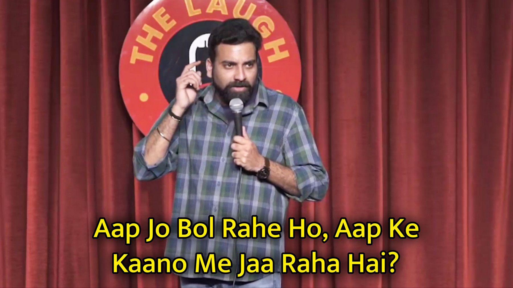 Aap Jo Bol Rahe Ho, Aap Ke Kaano Me Jaa Raha Hai? Meme Template
