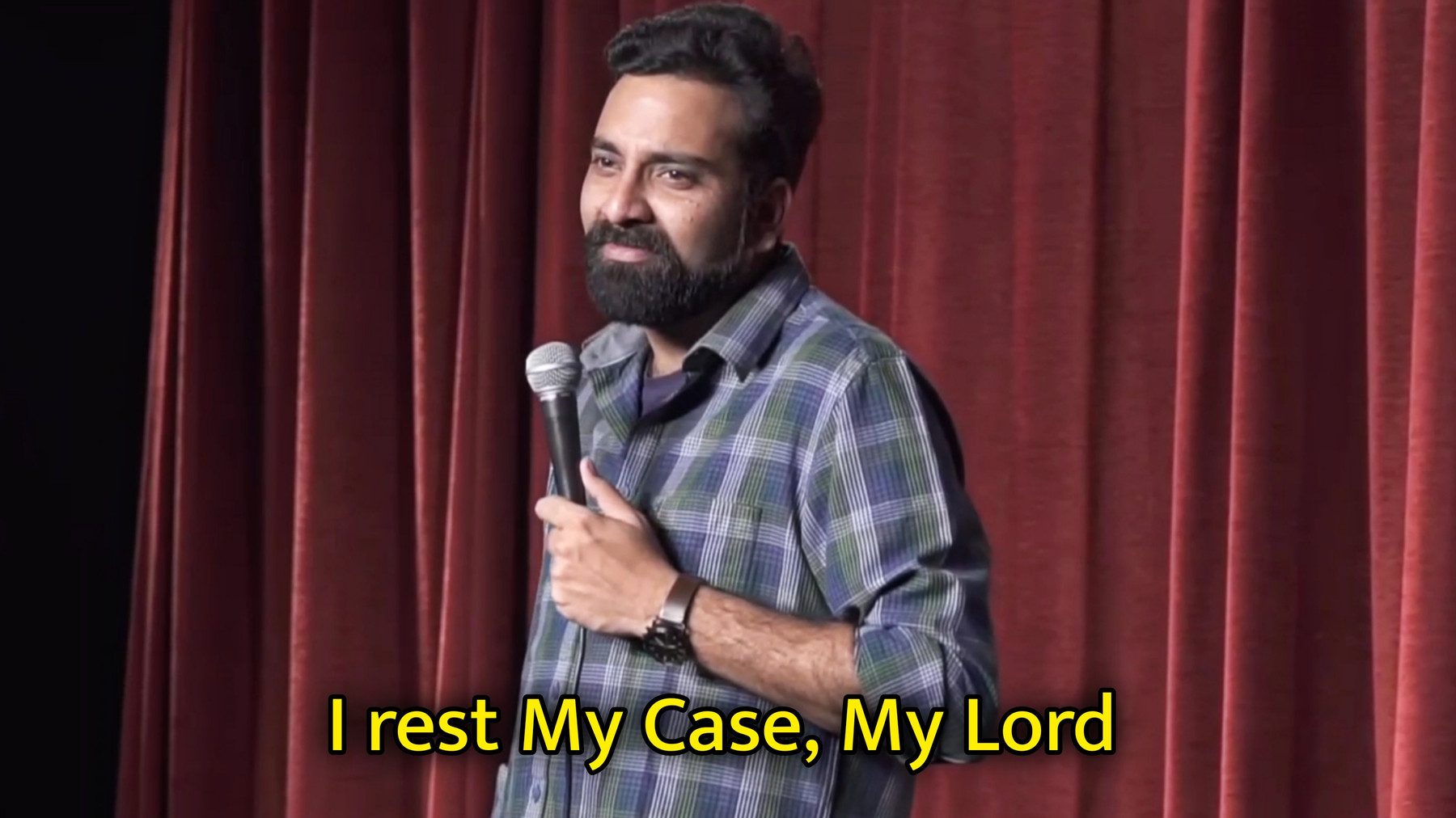 I rest My Case, My Lord Meme Template