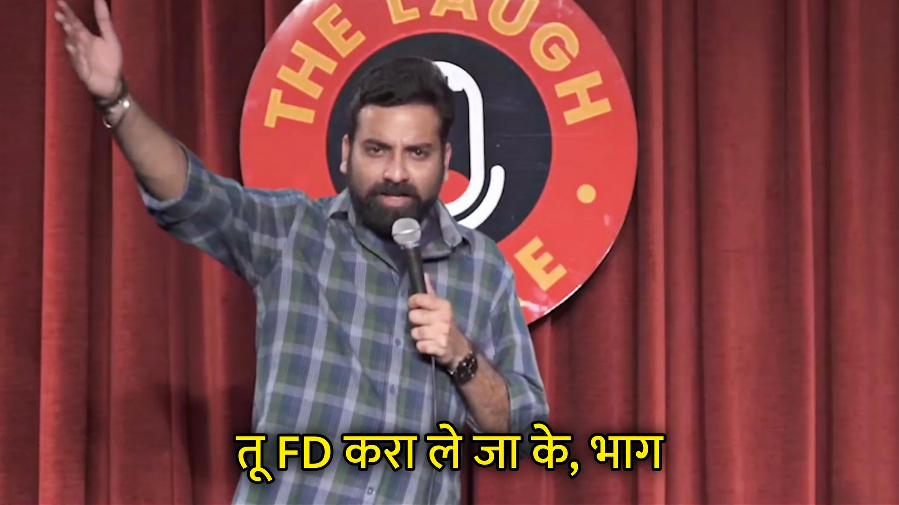 Tu FD Kara Le Jaa Ke, Bhaag Hindi Meme Template Image