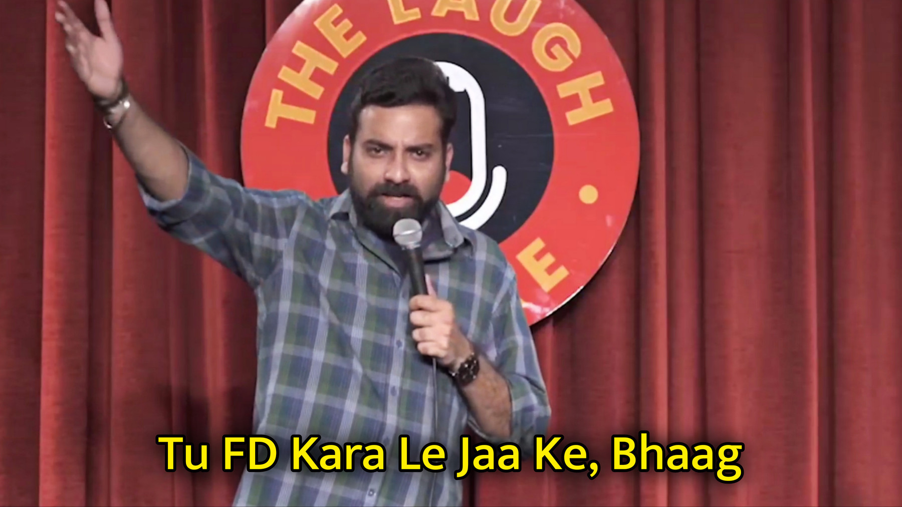 Tu FD Kara Le Jaa Ke, Bhaag Meme Template