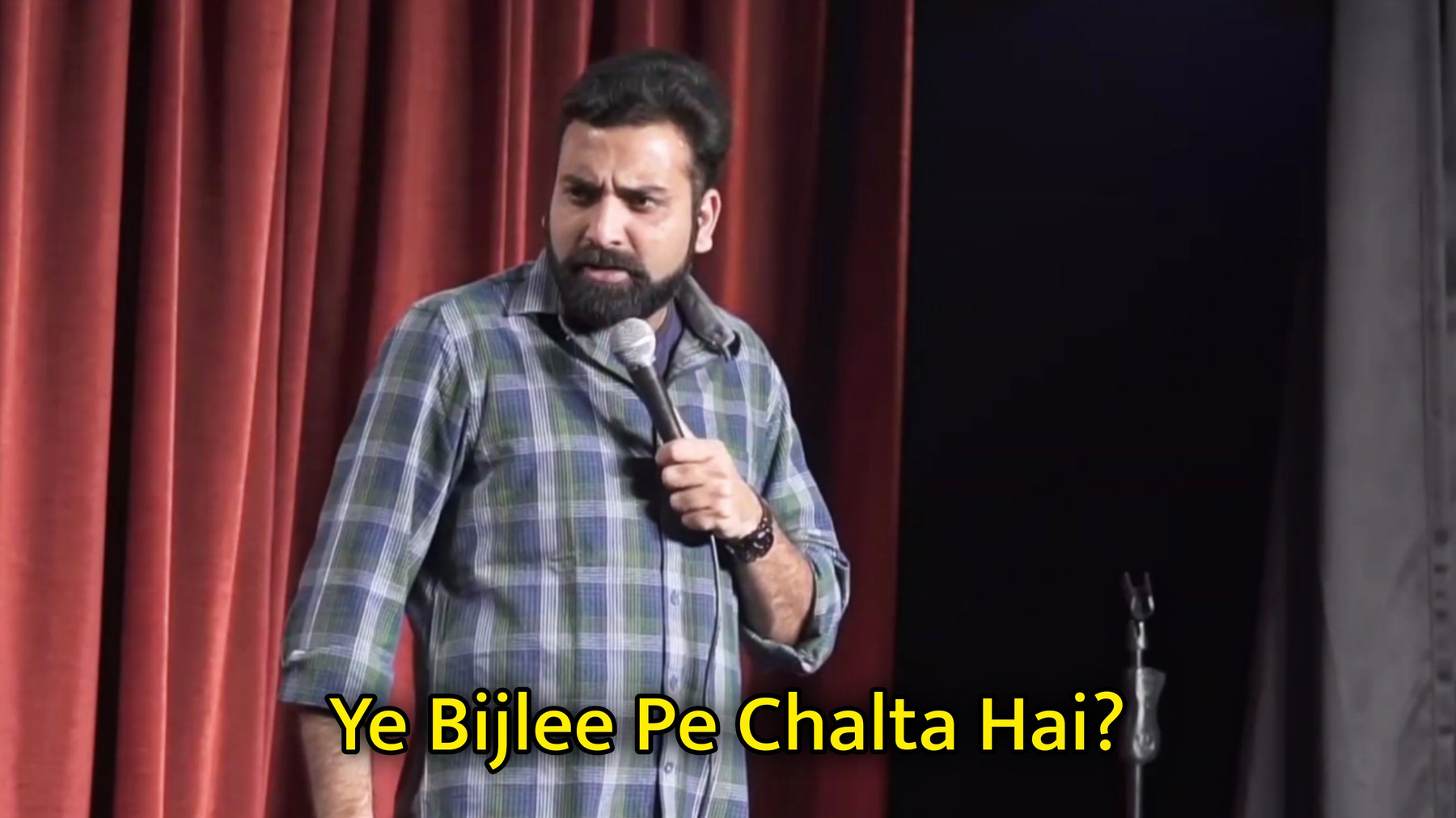 Ye Bijlee Pe Chalta Hai? Meme Template