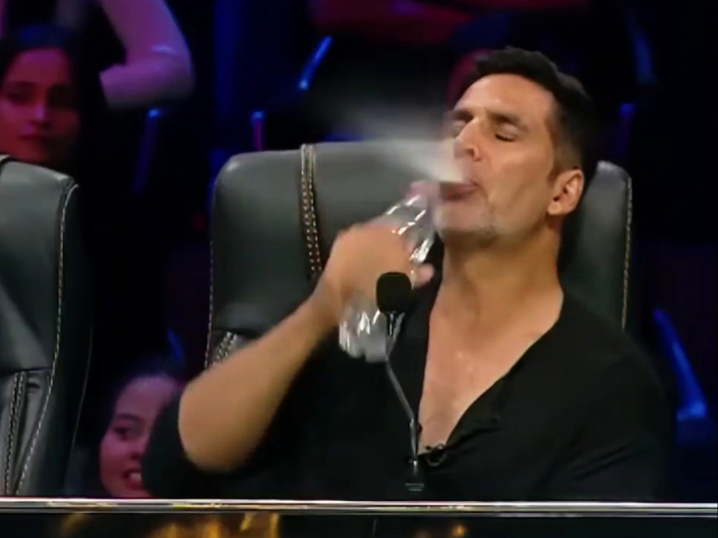 Akshay Kumar Laughing and Spitting Water Out Blank Meme Download & Generator